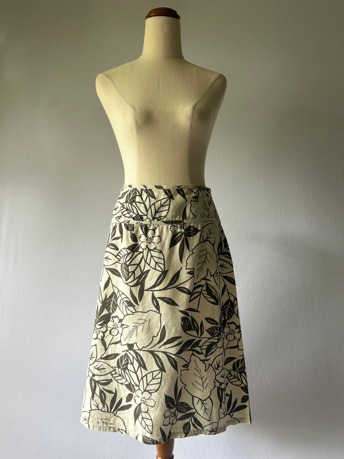 Floral Cotton Skirt – Size 12