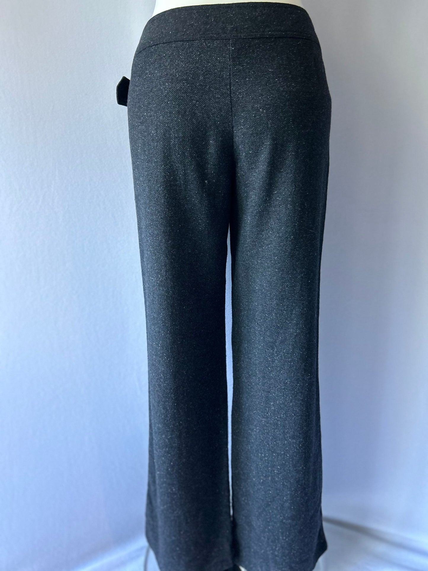 Max Tailored Check Trousers (Fabric Made in Italy) - Size 12