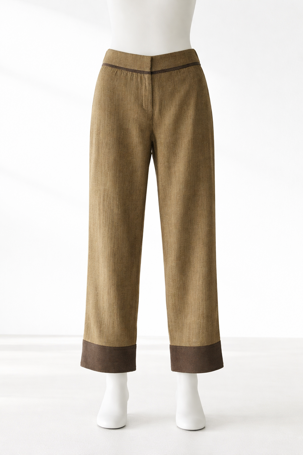 Mara Mac Tailored Tonal Contrast Trousers – Size 40