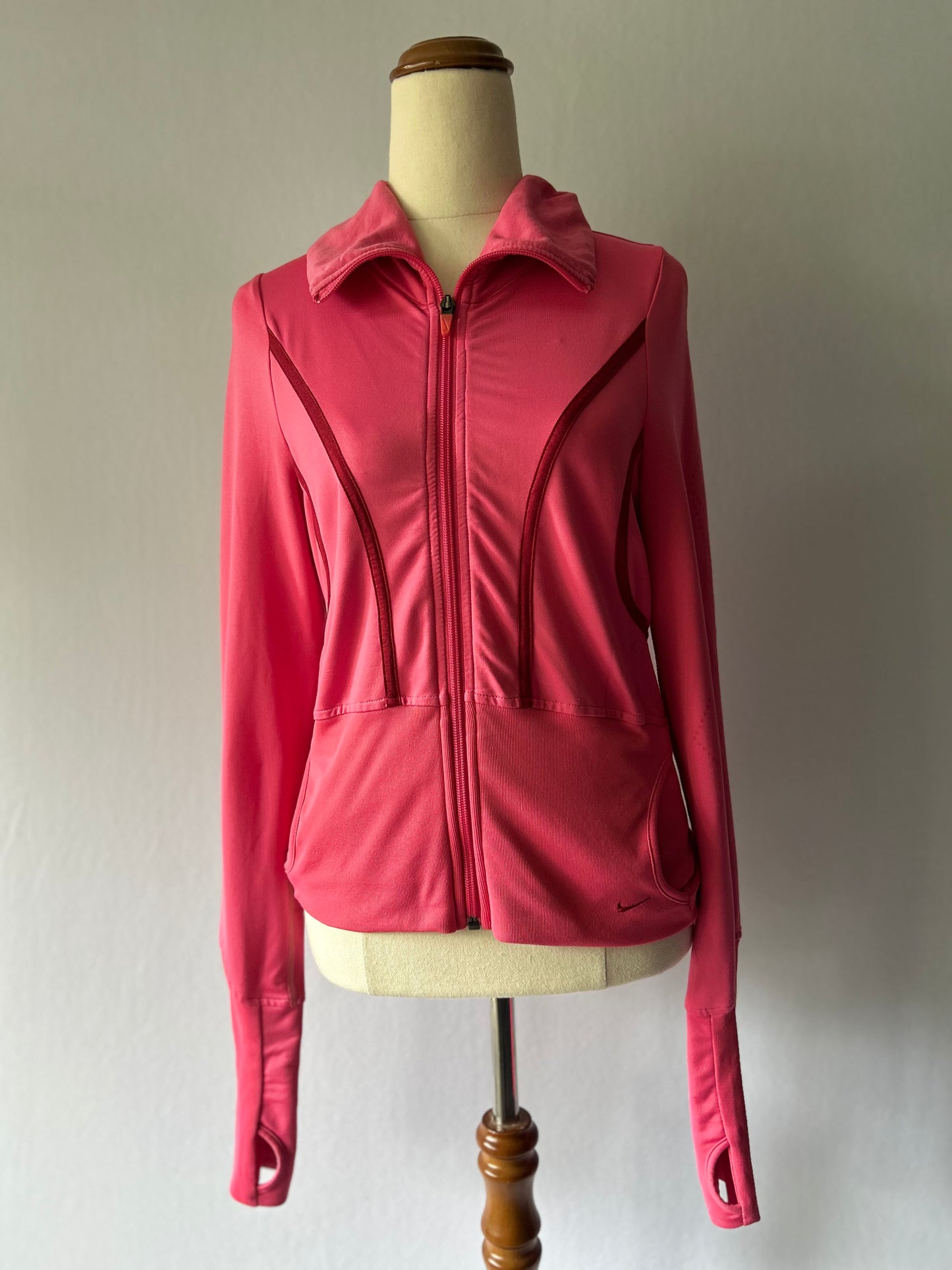 Nike Women's Fit Dry Athletic Jacket | Coral Pink | Size Small