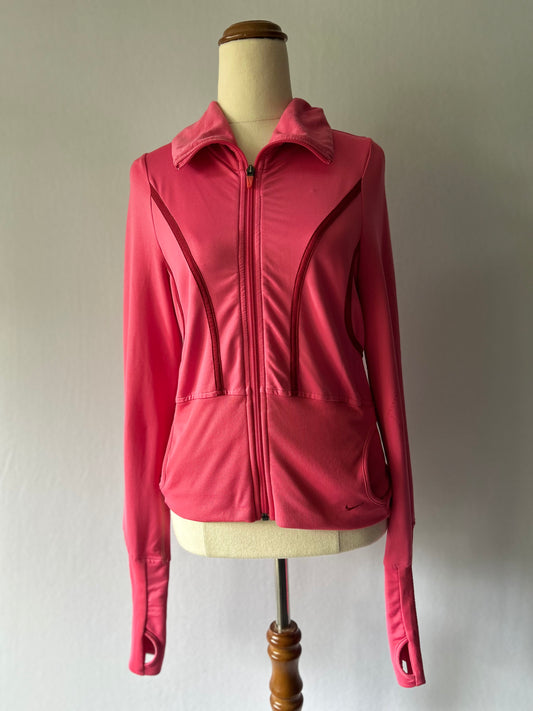 Nike Women's Fit Dry Athletic Jacket | Coral Pink | Size Small