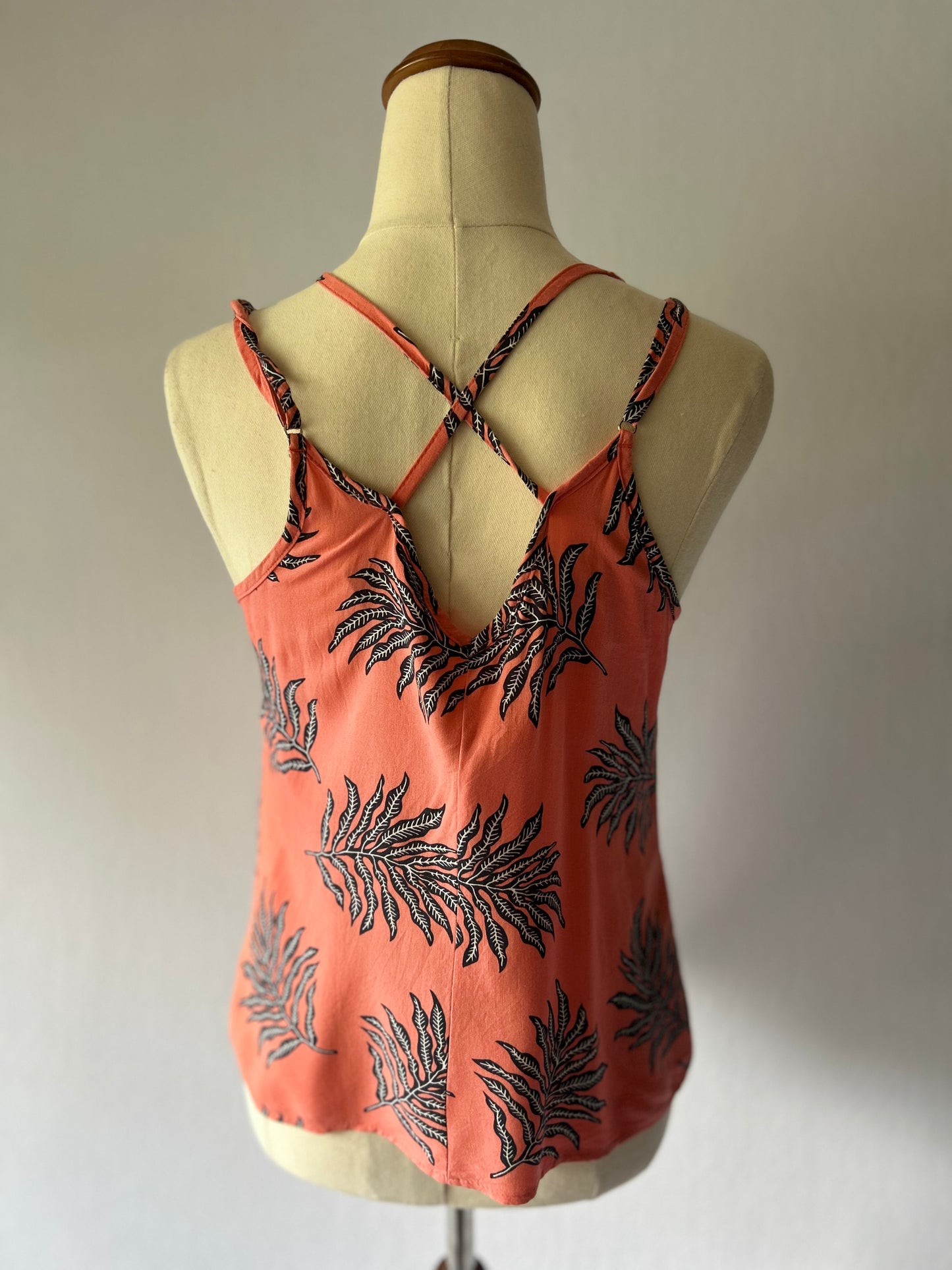 Coral Print Camisole Top - 100% Viscose