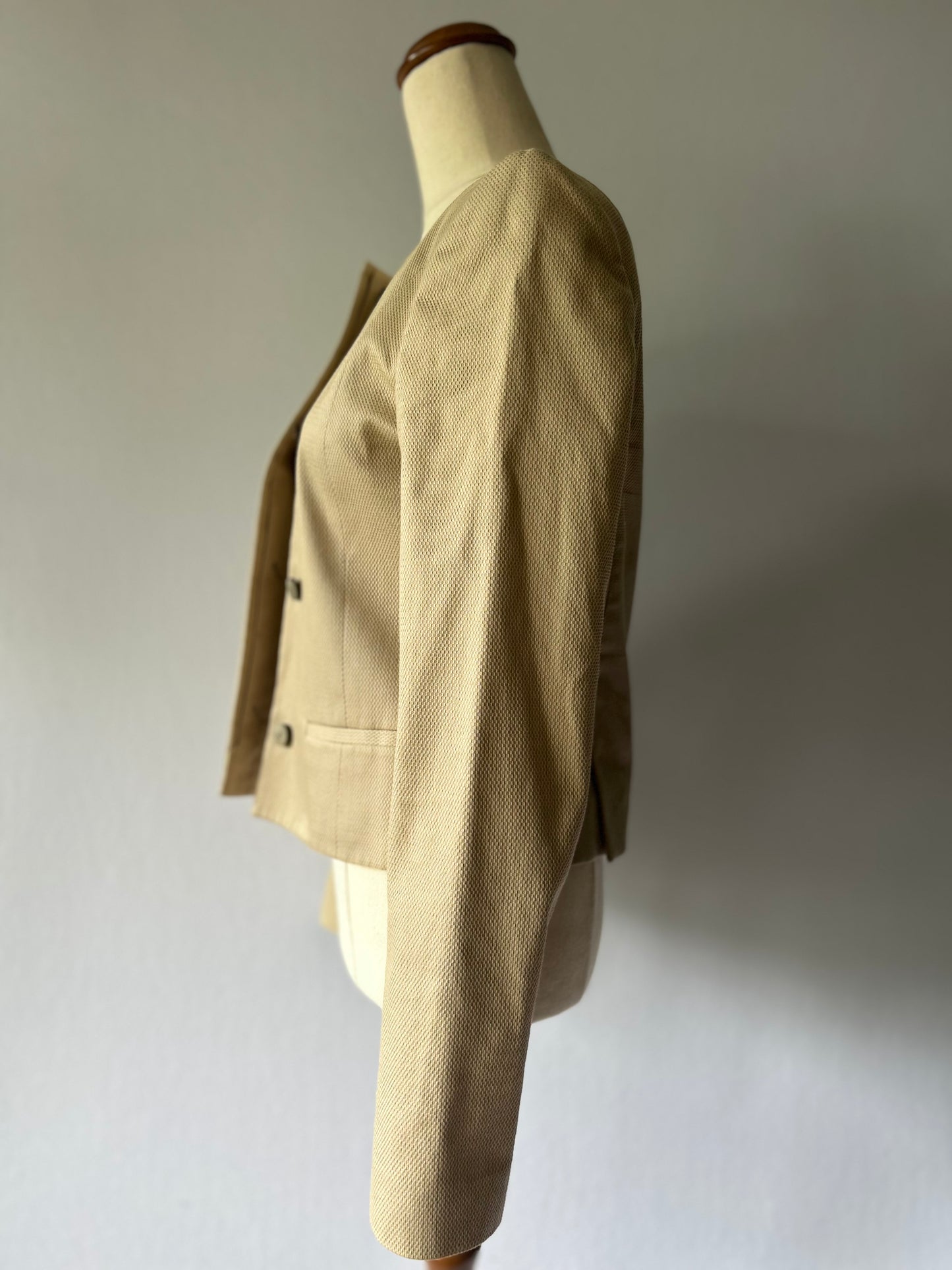 Hugo Boss Structured Honeycomb-Texture Blazer – Size UK 8