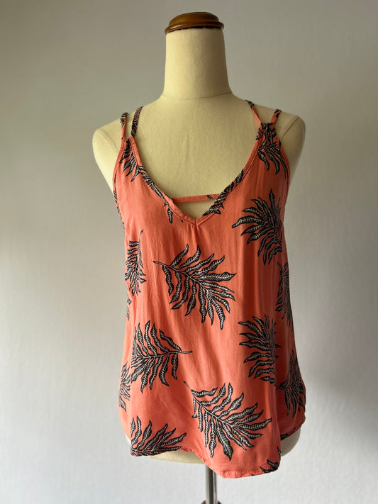 Coral Print Camisole Top - 100% Viscose