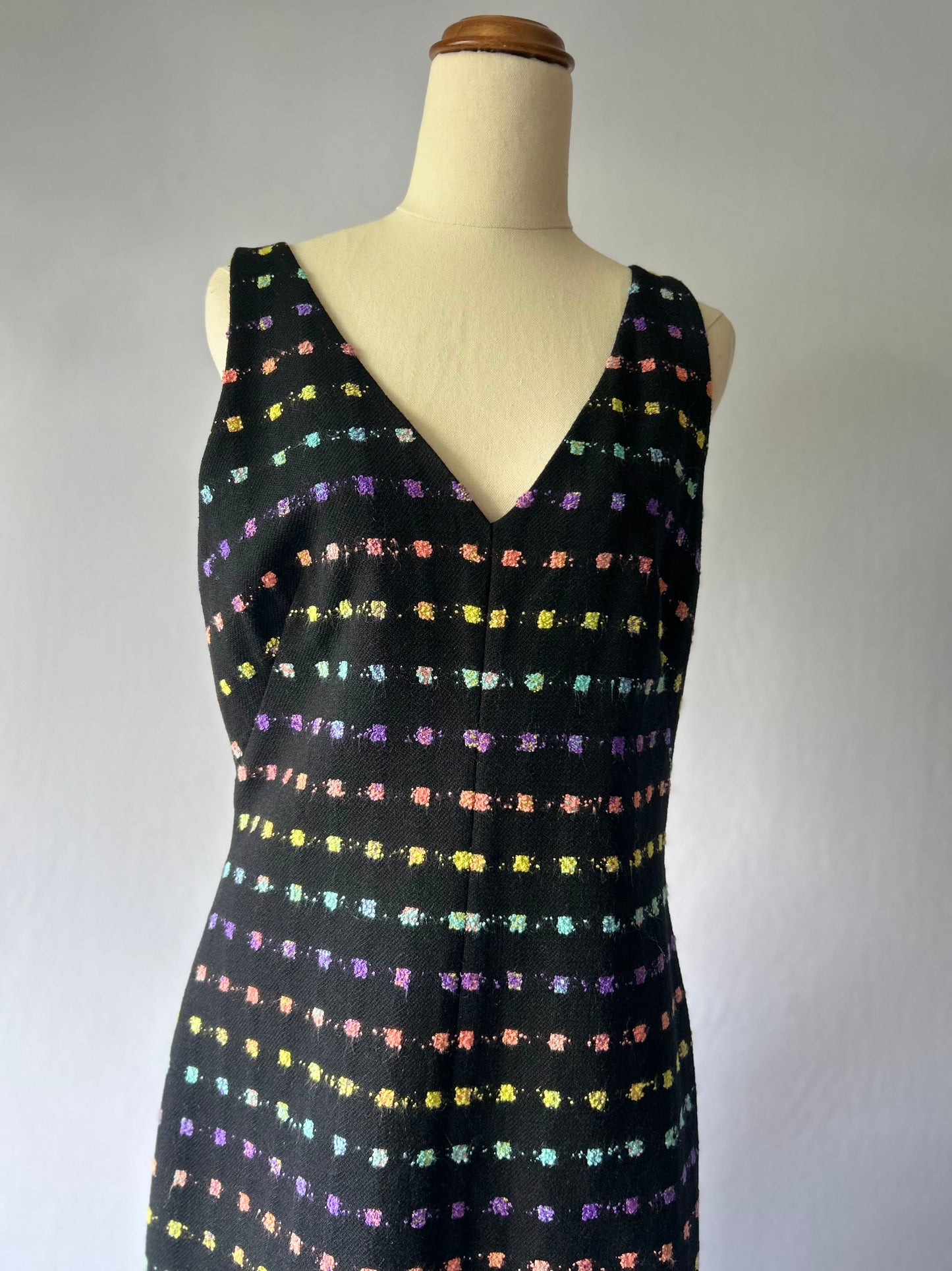 Diane von Furstenberg Rainbow Dot Dress – Size 8