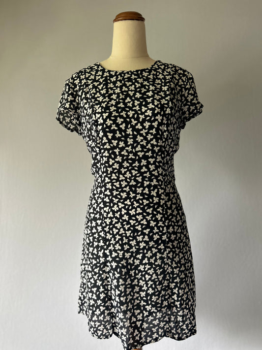 KOOKAÏ Floral Print Mini Dress - Open Back Detail