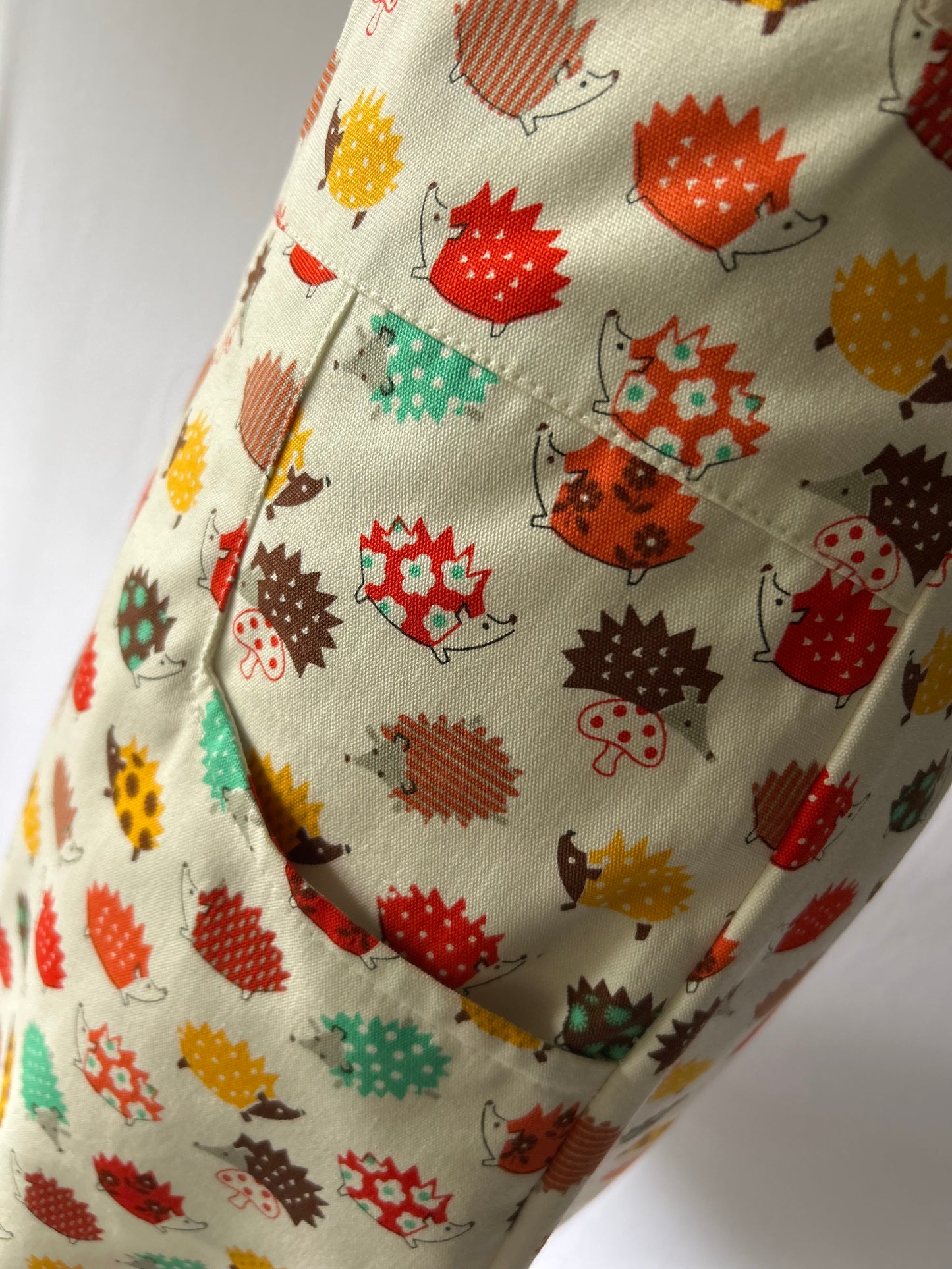 Hedgehog Print Cotton Skirt – Size XS