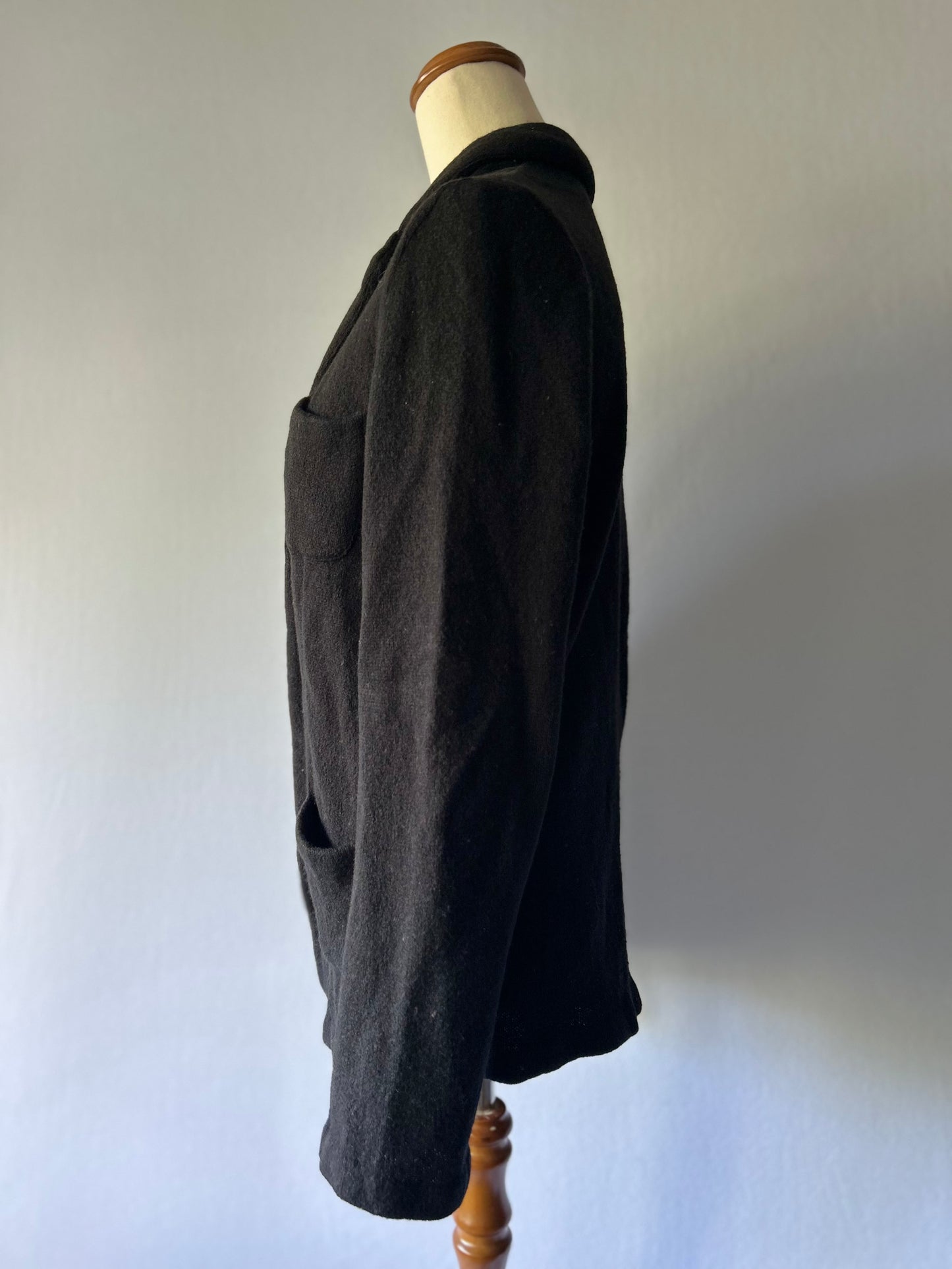 Premium 100% Wool Open-Front Cardigan – Size 8