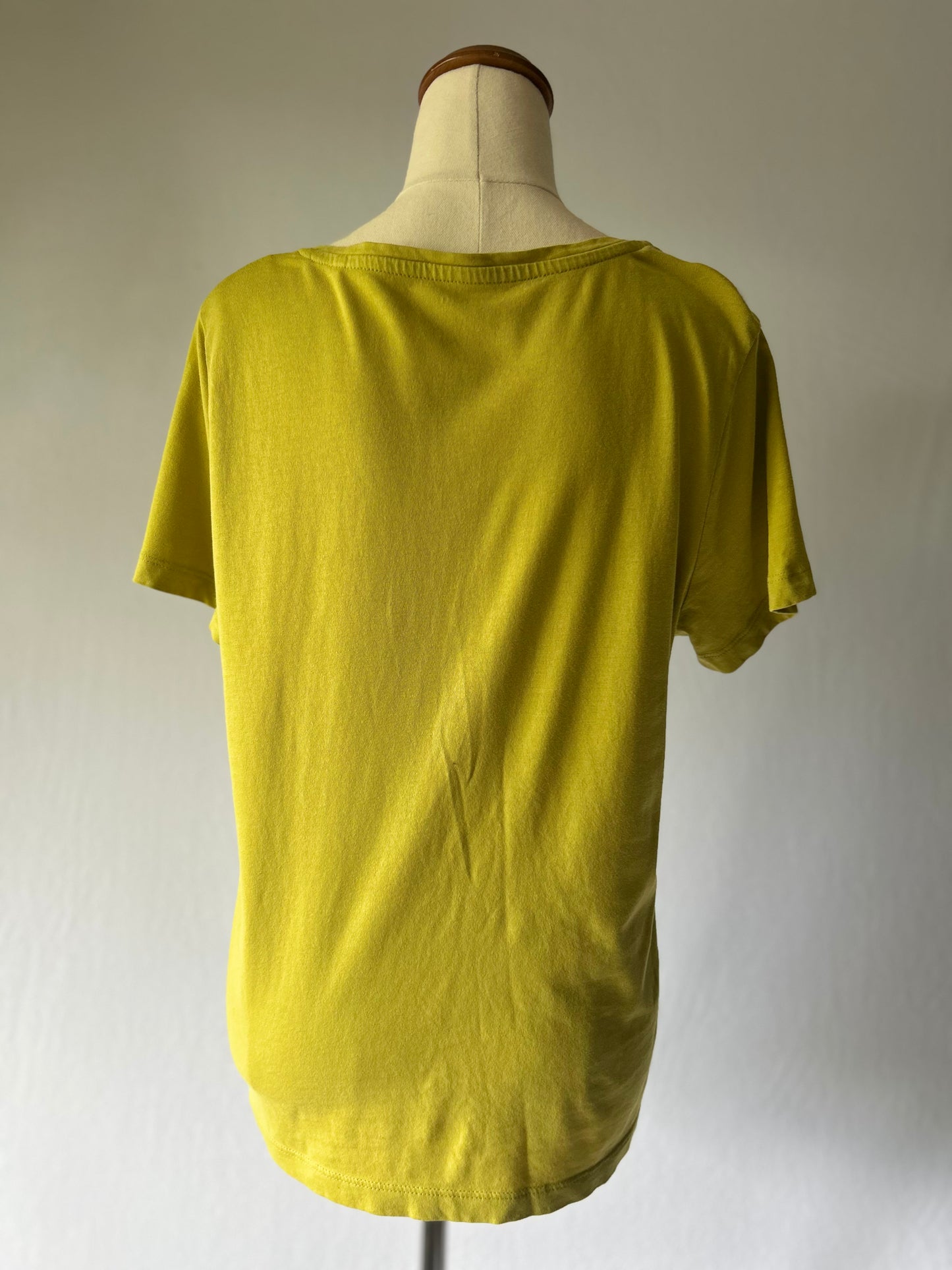 Basic V-Neck T-Shirt – 100% Cotton, Size 12