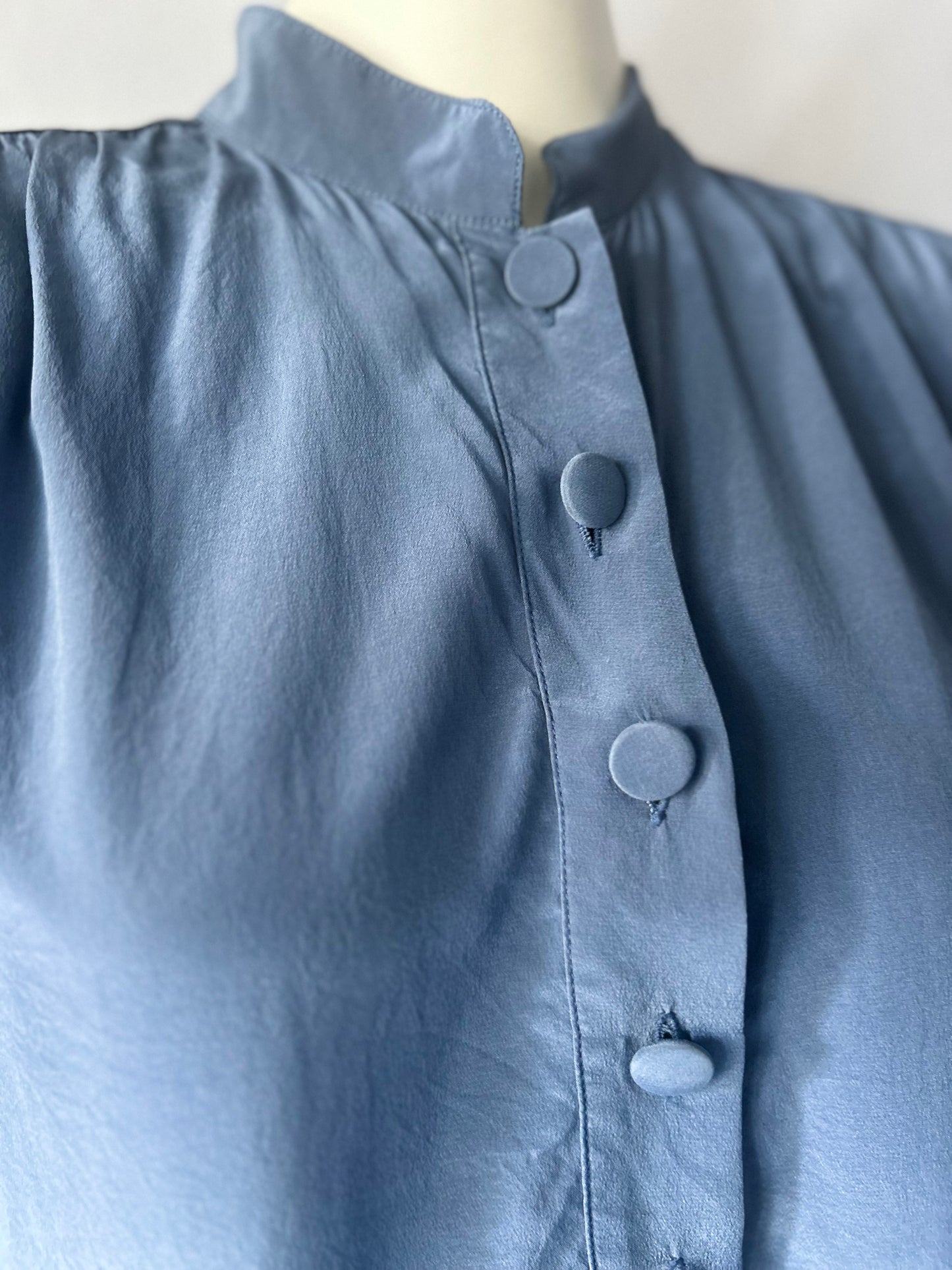 Zimmermann Silk Oversized Tunic Dress - Steel Blue - Size 1