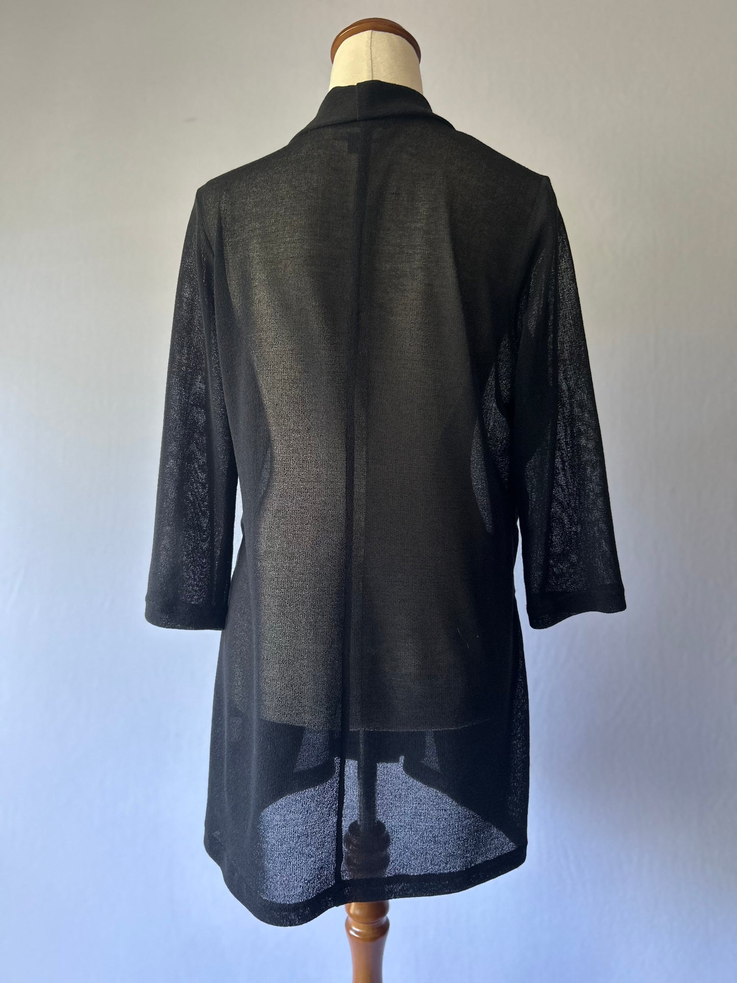 SAS Black Cotton Jacket – Size Small