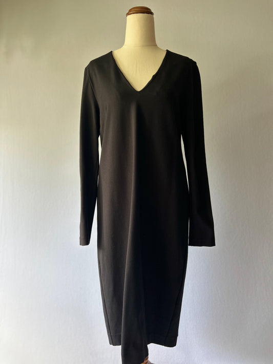 Juliette Hogan V-Neck Long Sleeve Shift Dress – Size 8