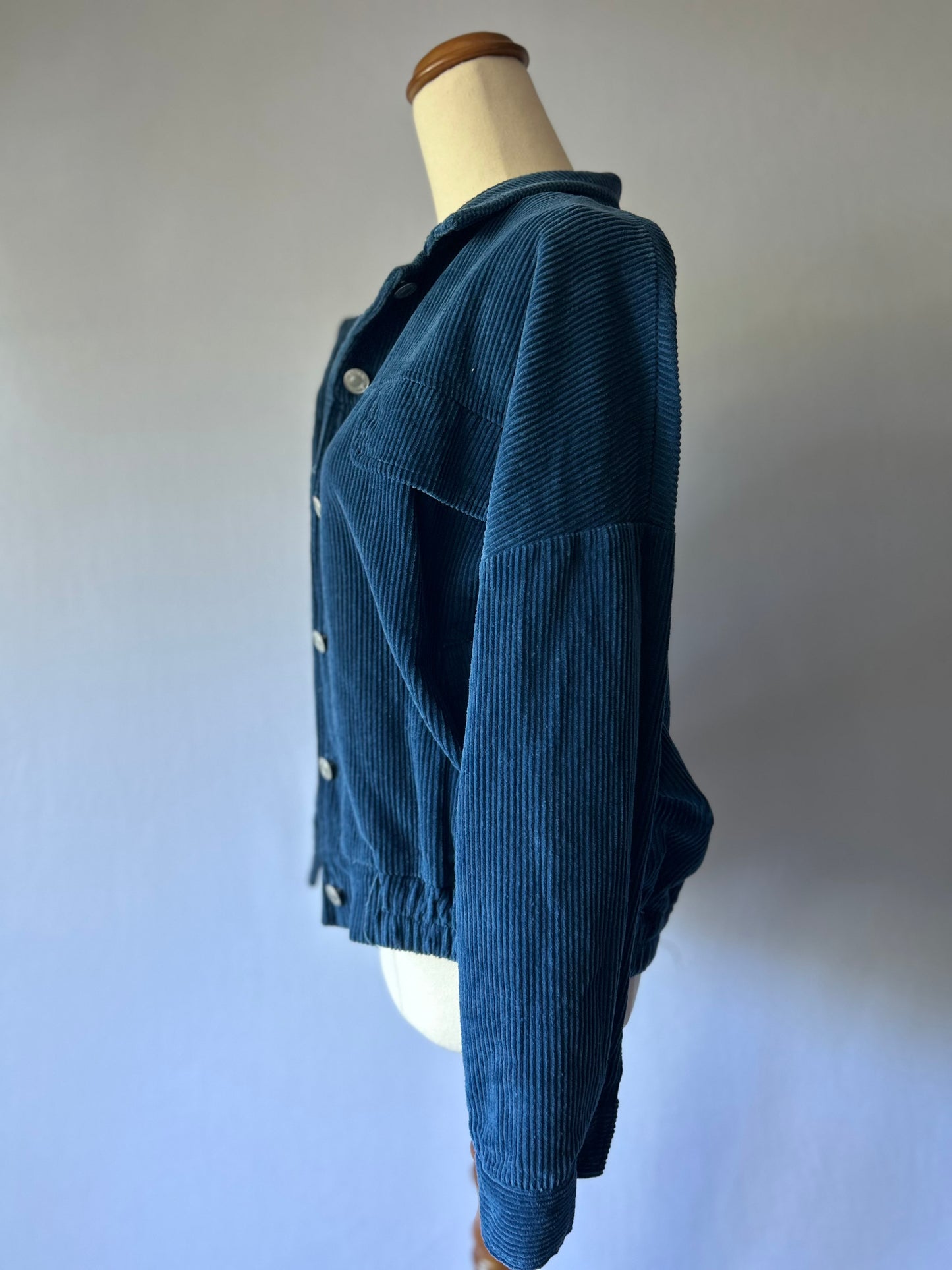 Blue Corduroy Jacket – Size L