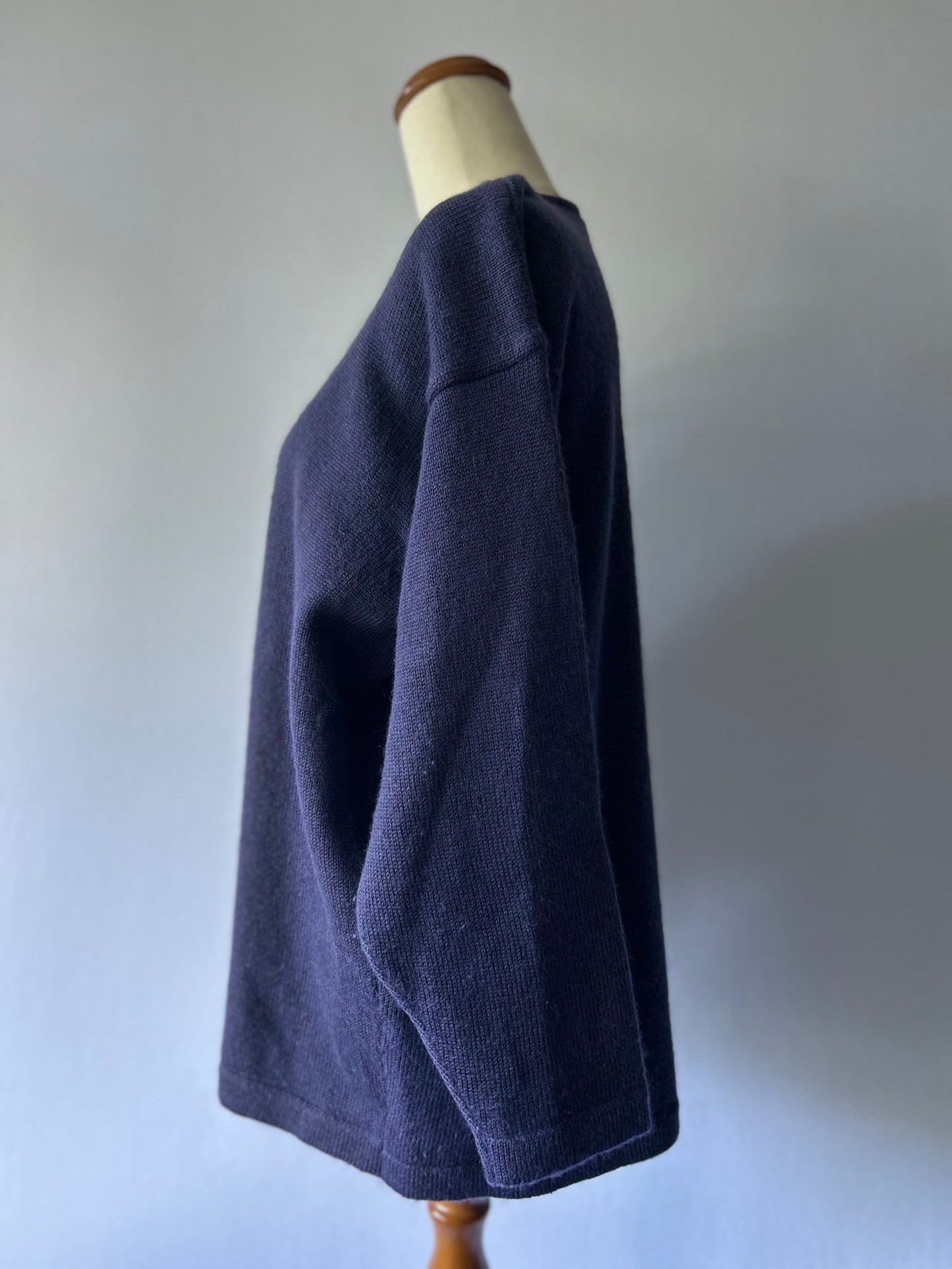 Premium 100% Wool made NZ  Oversized Knit Sweater – Size L