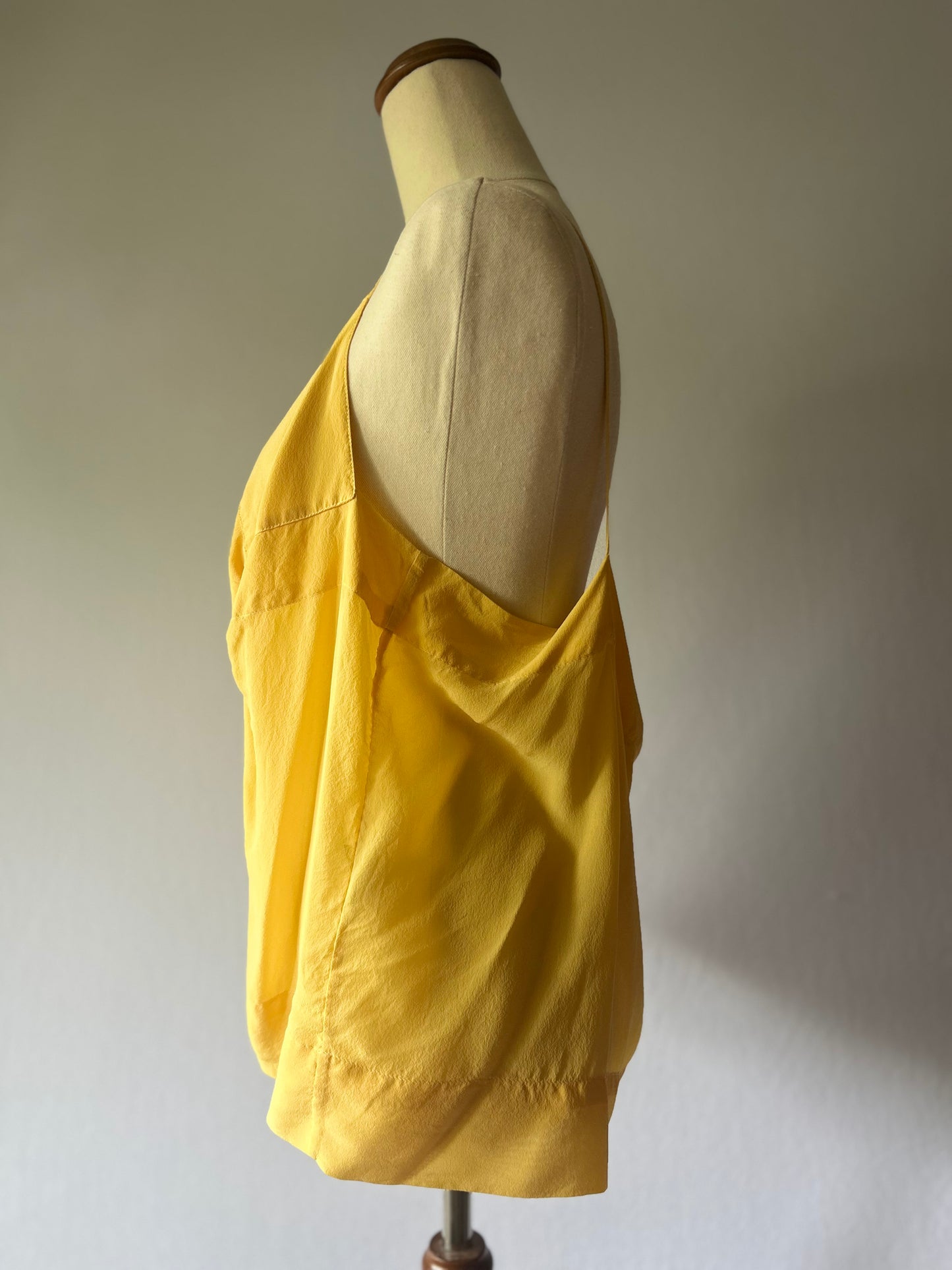 Pure Silk Gathered Cami Top - One Size