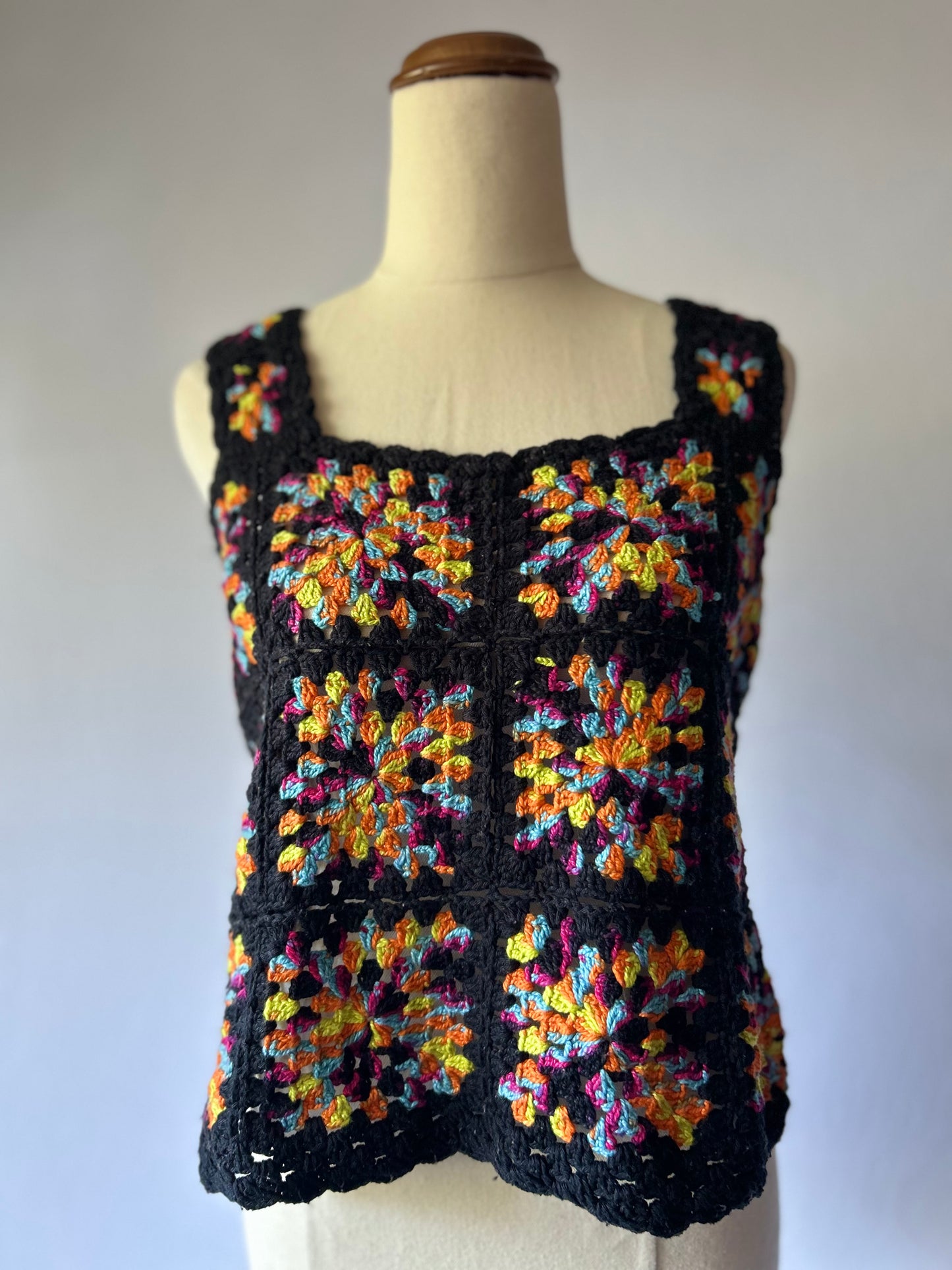 Handmade Crochet Tank Top – Size M/L