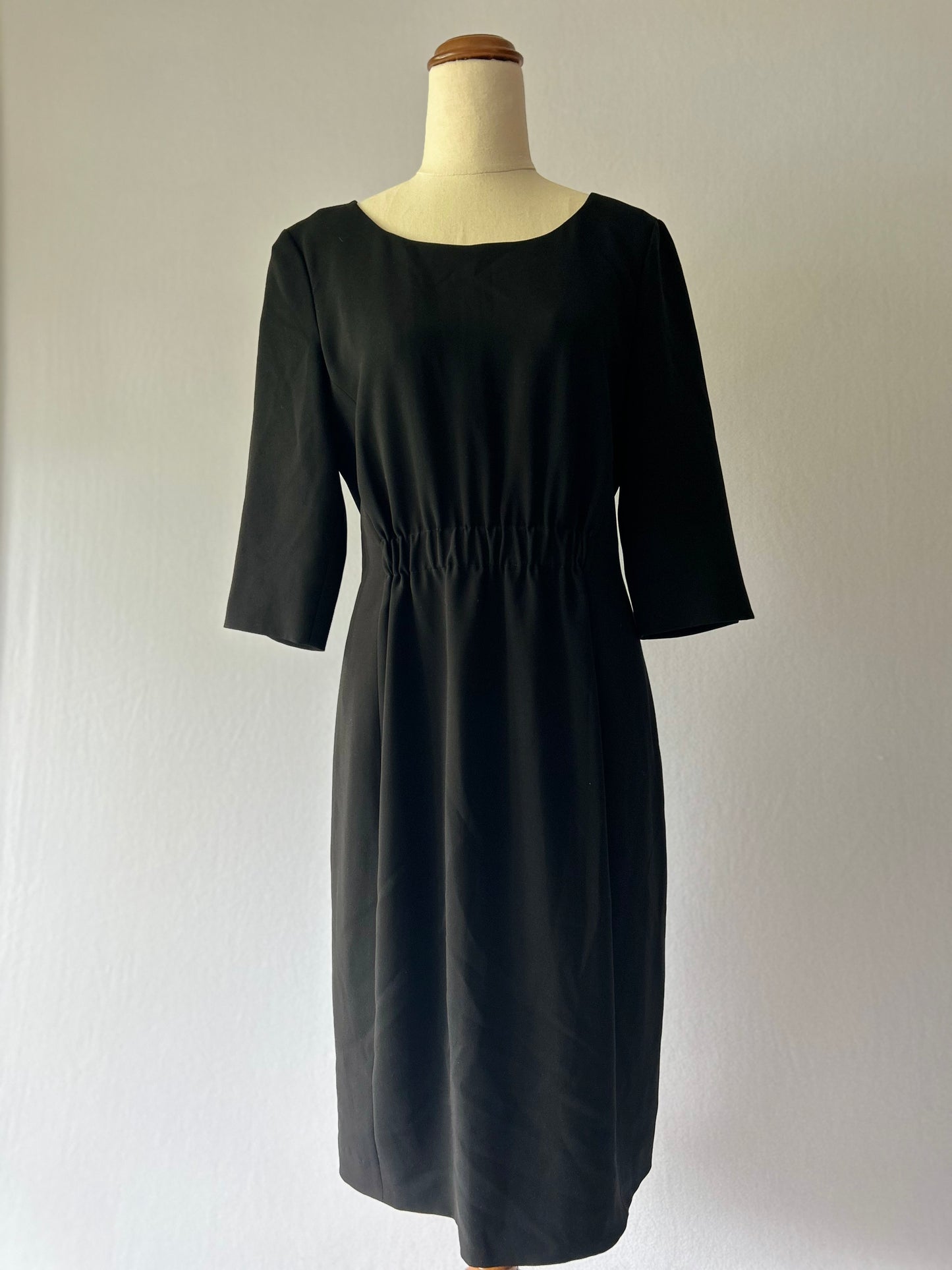 Moschino Black Tailored Pencil Dress - USA 8 / GB 10