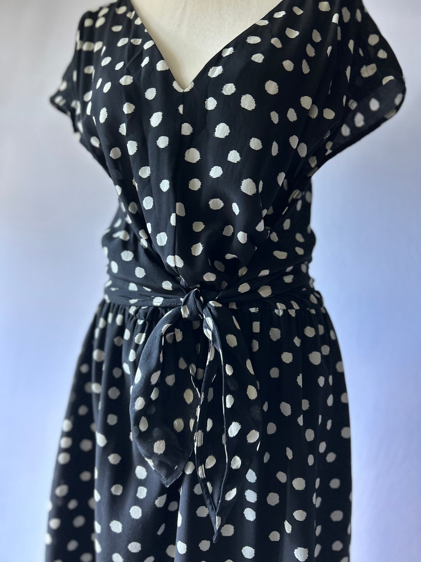 Rebecca Taylor Polka Dot Silk Dress – Size 6