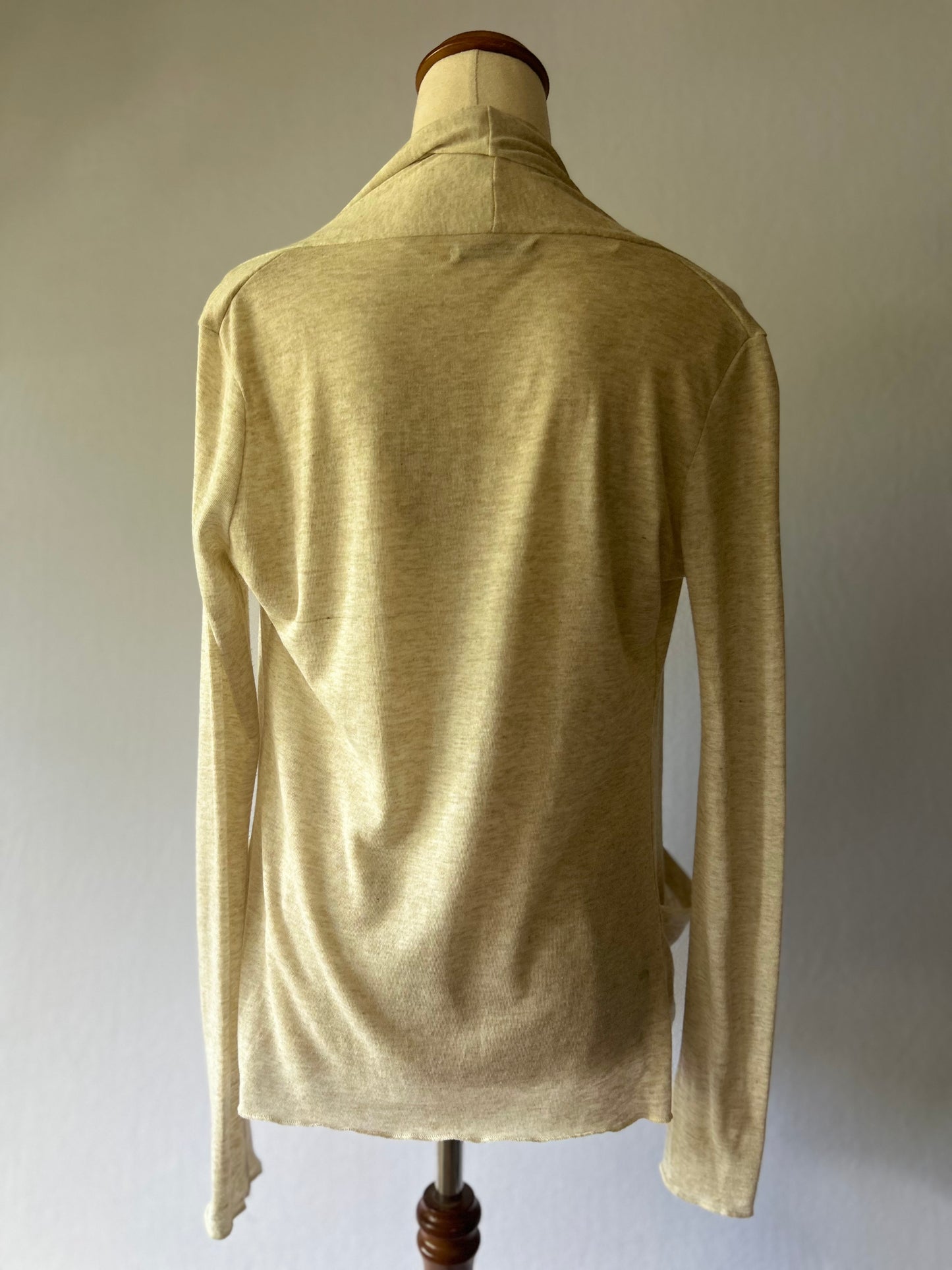Beige Cotton Cardigan – Size M
