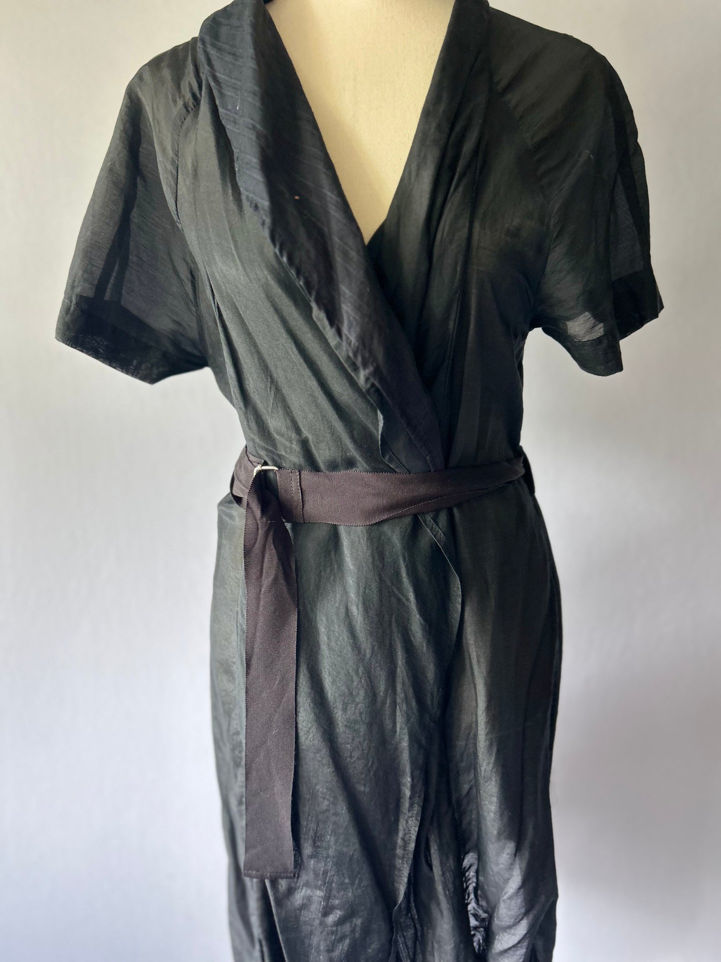 Nom*D Made in NZ Cotton-Silk "Wrap" Vest – Size 2