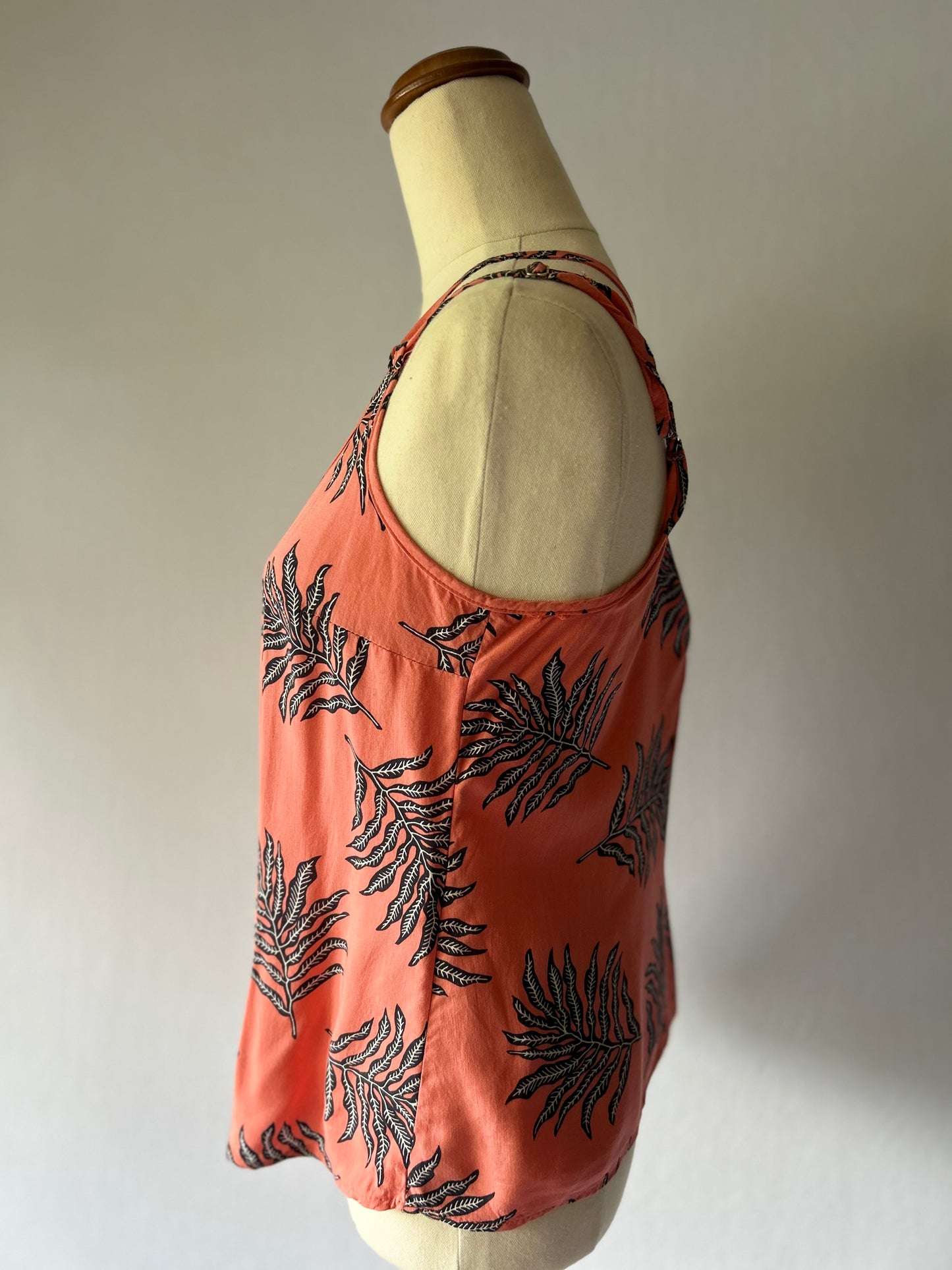 Coral Print Camisole Top - 100% Viscose