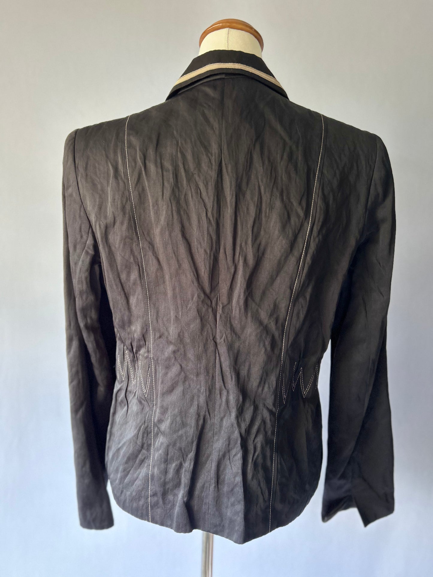 Gerry Weber Black blazer | Size 38 / EUR 42 / US 8 | Embroidered Detail | Polyester