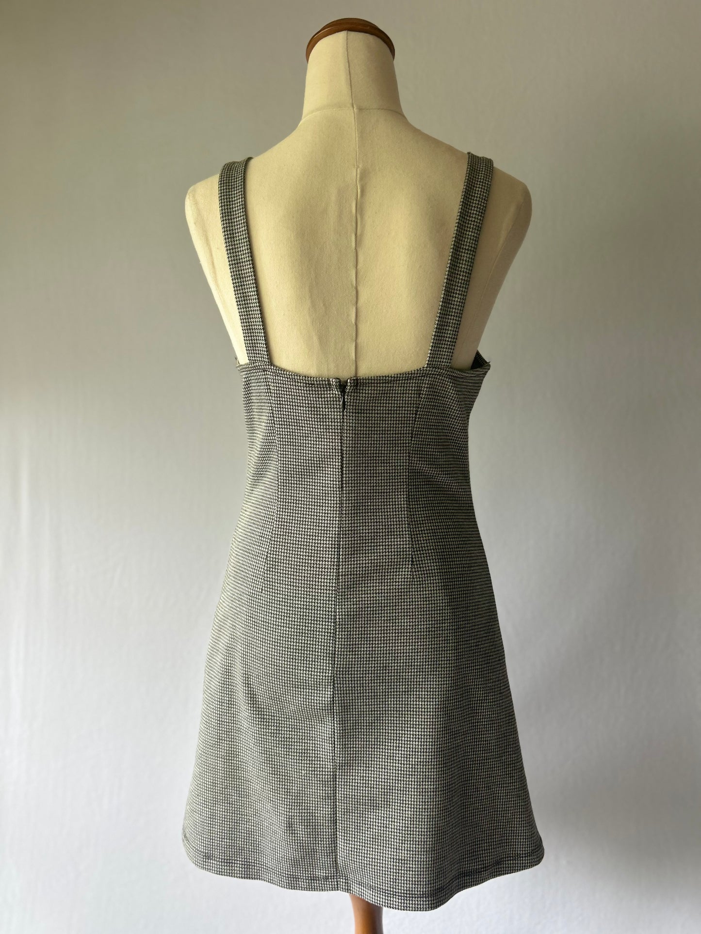 Mini Houndstooth Dress – Size Small