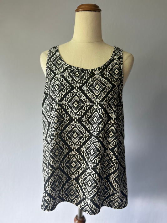 Bohemian Geometric Print Tank Top (UK 12 / EU 40)