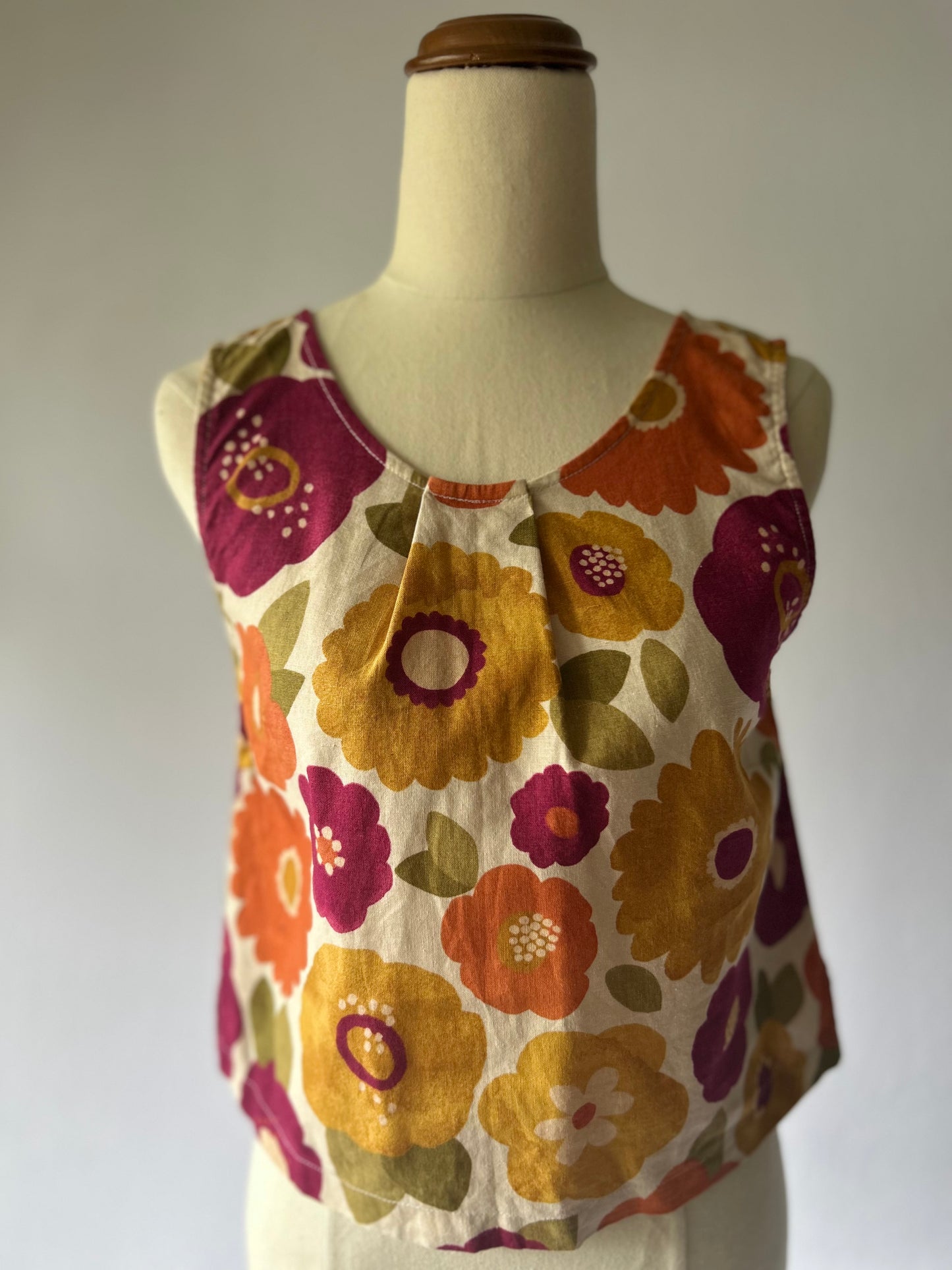 Princess Highway Floral Linen Top – Size 6