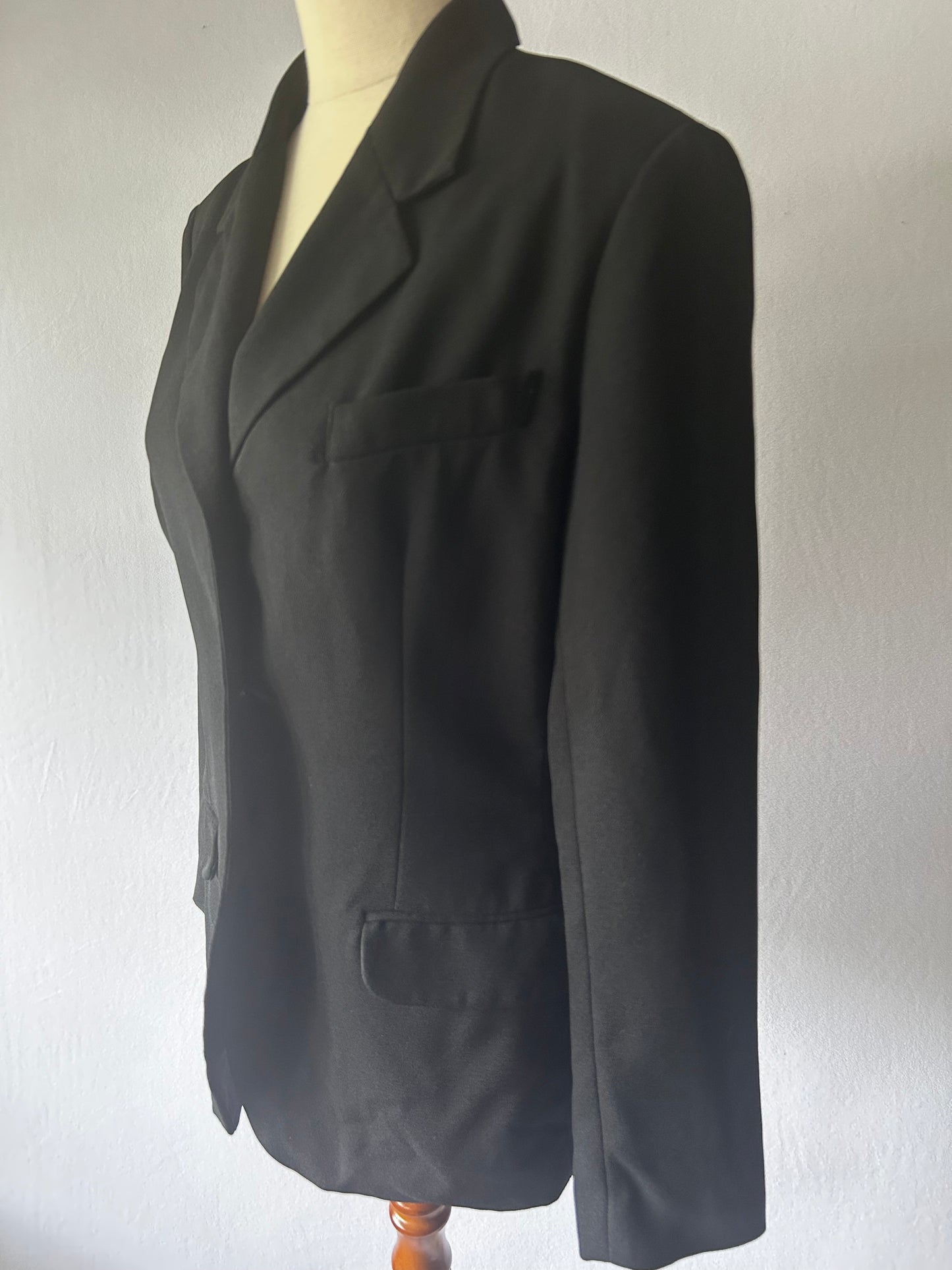 Classic Black Blazer – Size 10