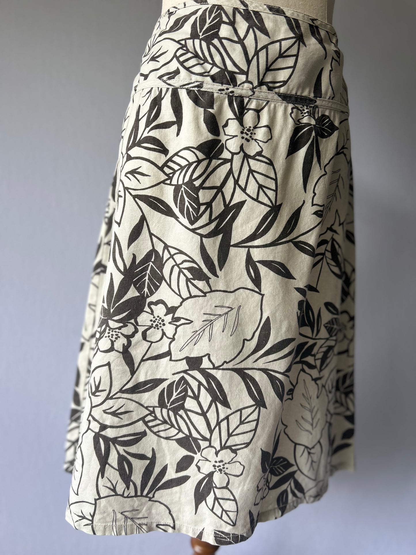 Floral Cotton Skirt – Size 12