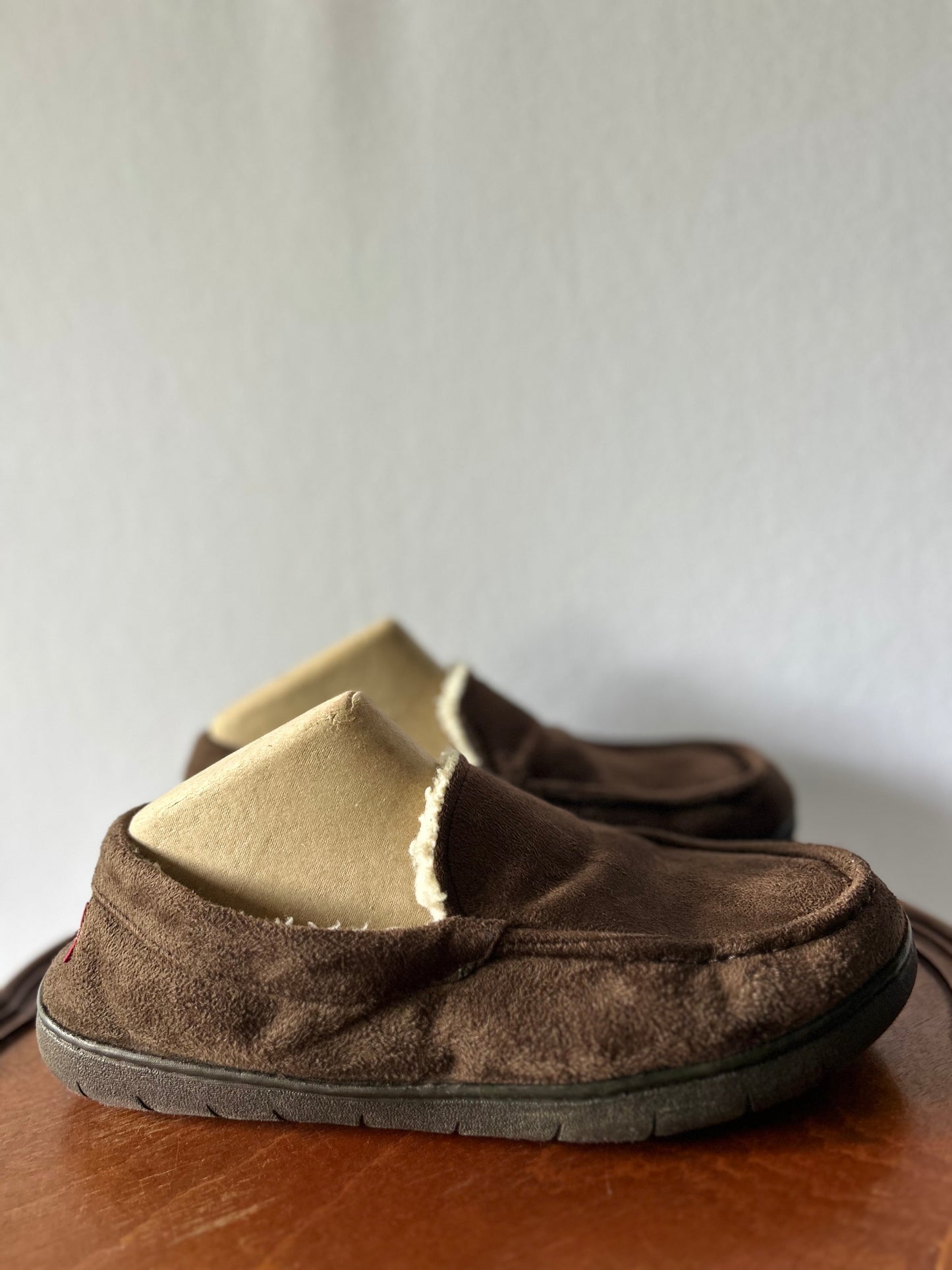 Levi’s Faux-Shearling Lined Moccasin Slippers