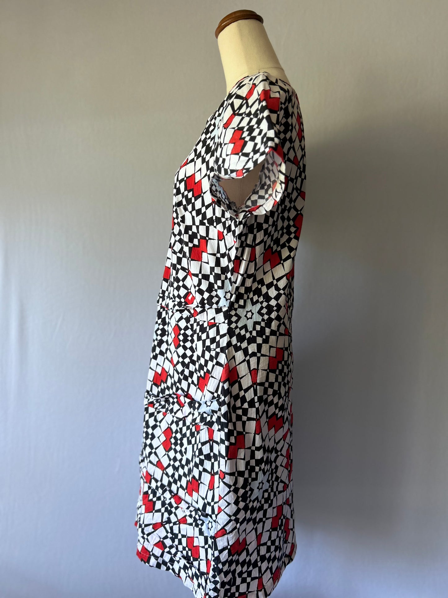 Geometric Print Dress – Size 14