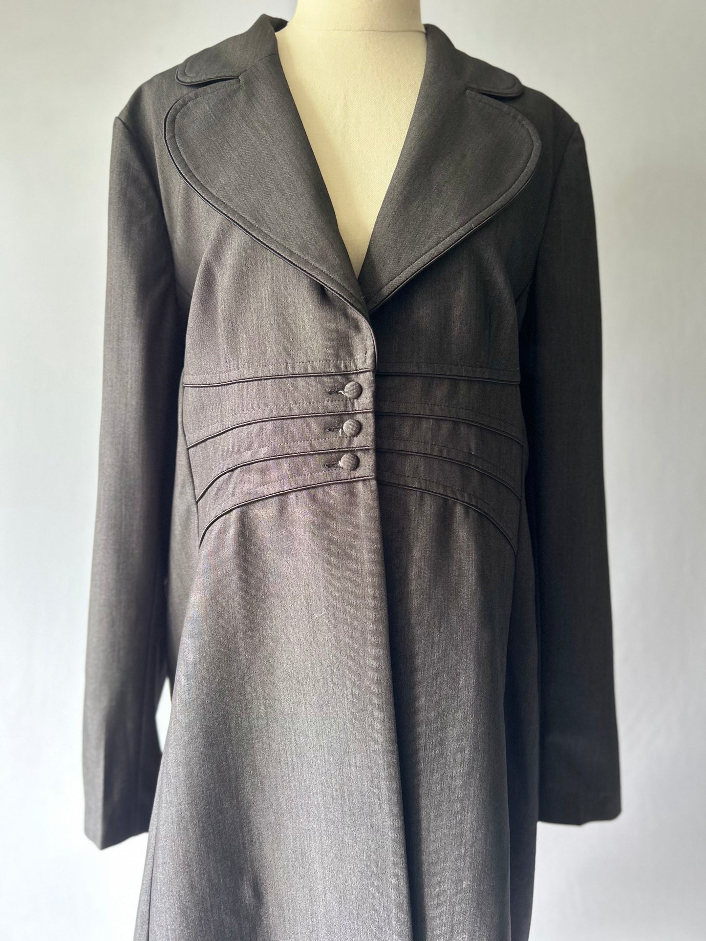 Staxs Tailored Longline Coat – Size 16