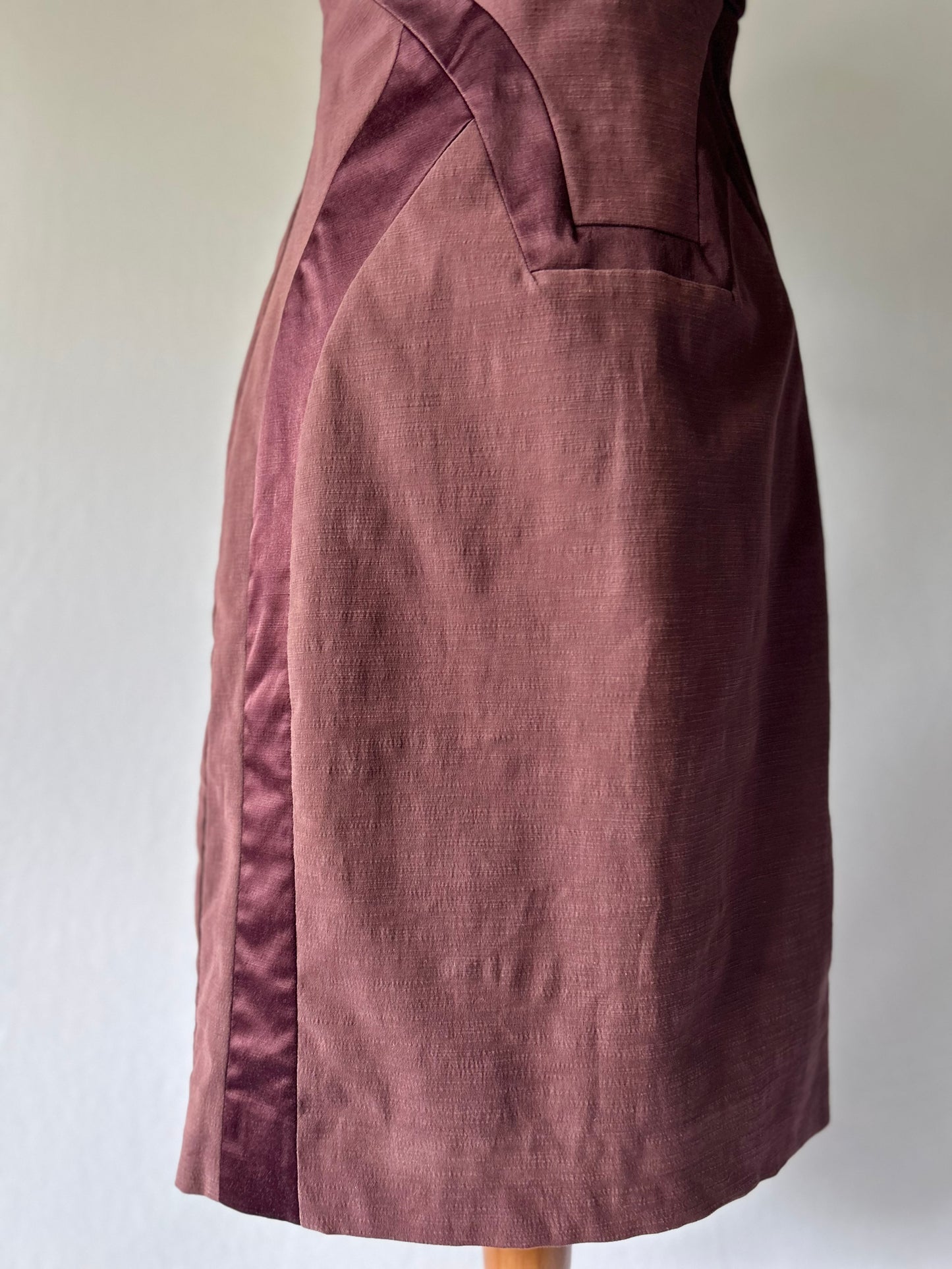 Structured Bustier Dress – Size 42 | Cotton Blend