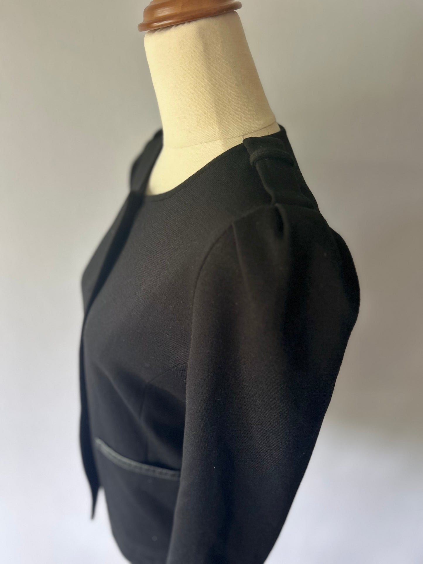 Helen Cherry Merino Wool Tailored Cardigan Jacket – Size S
