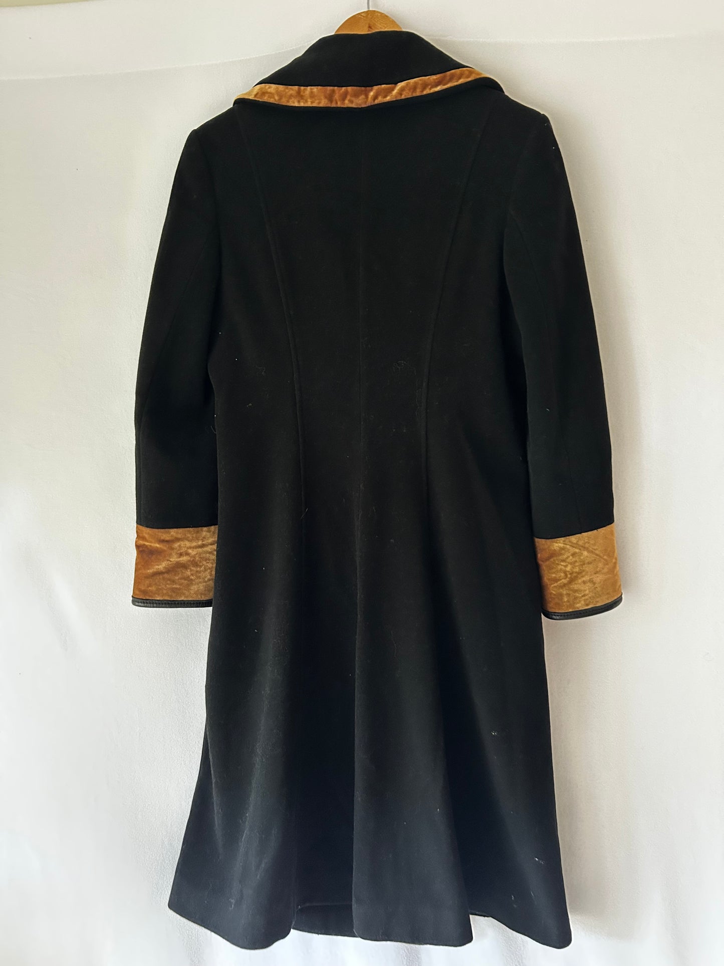 Vintage Didier Parakian French Wool & Cashmere Coat – Size UK 8
