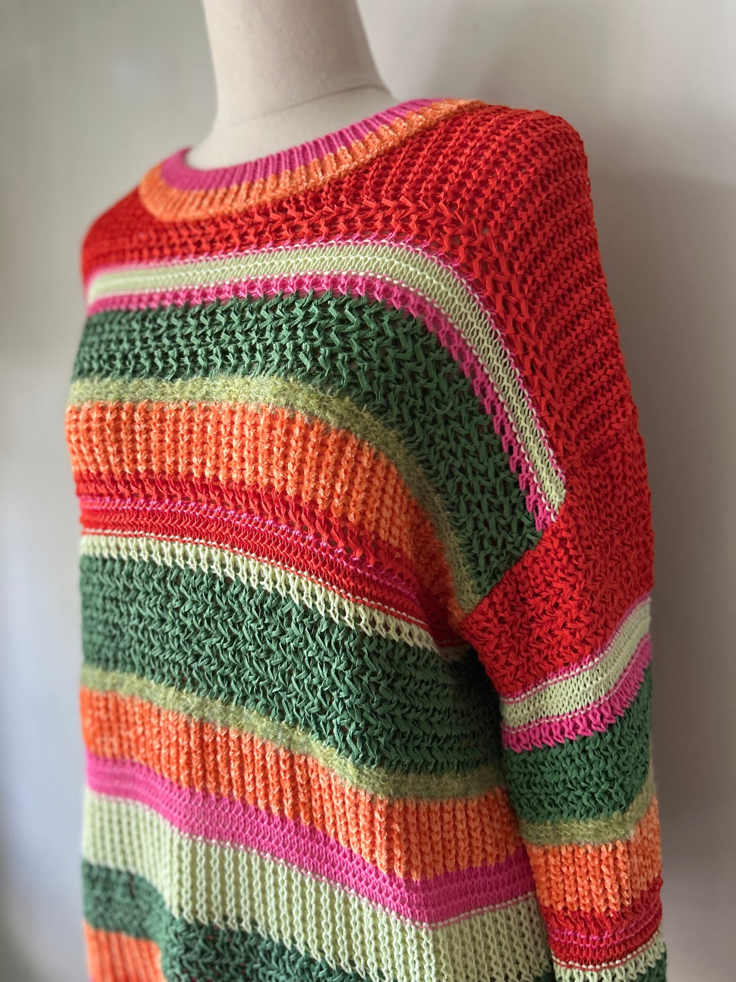 Striped Sweater Size Small  – Multicolor
