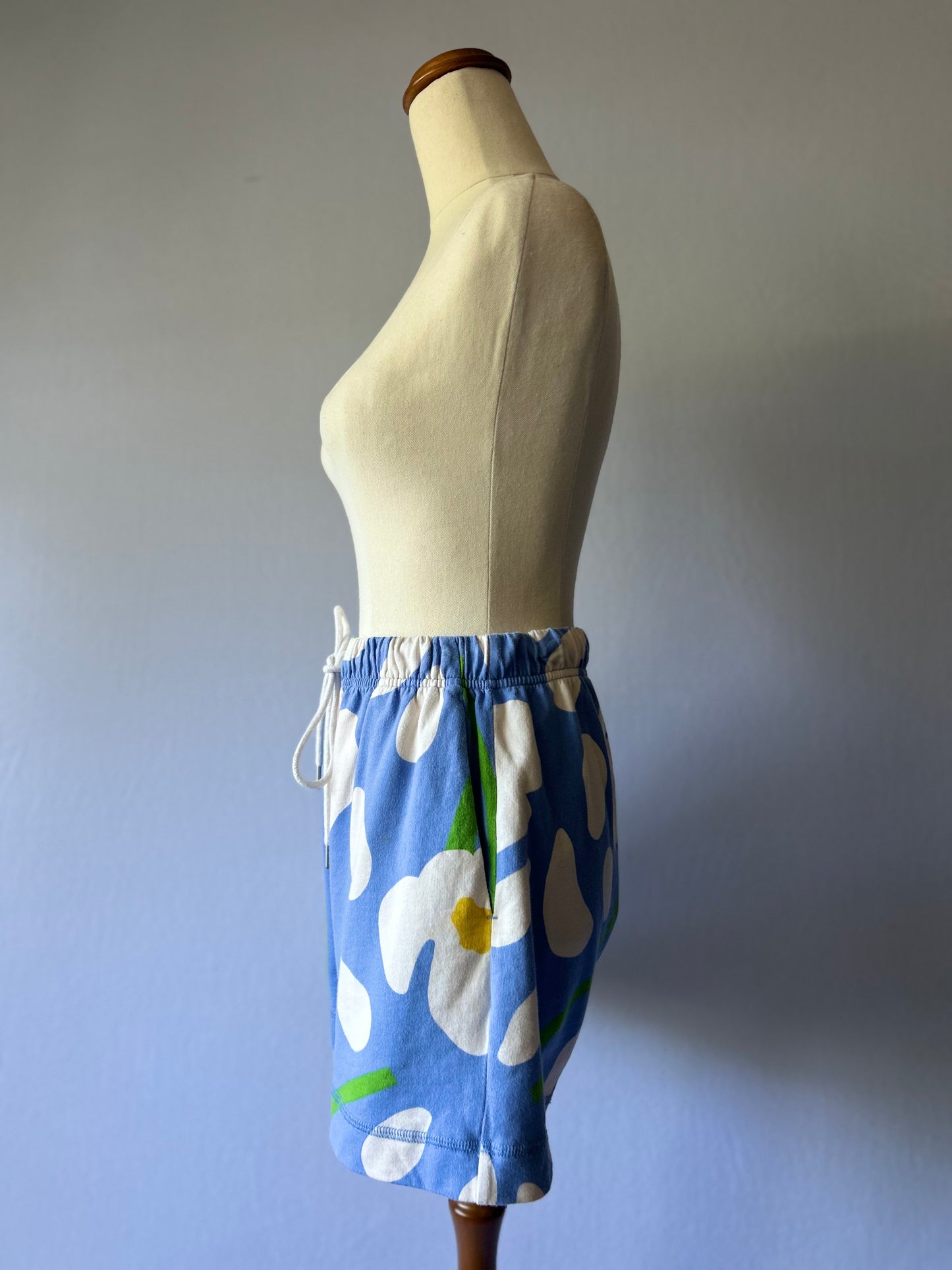 Gorman Blue Floral Cotton Shorts – Size 8