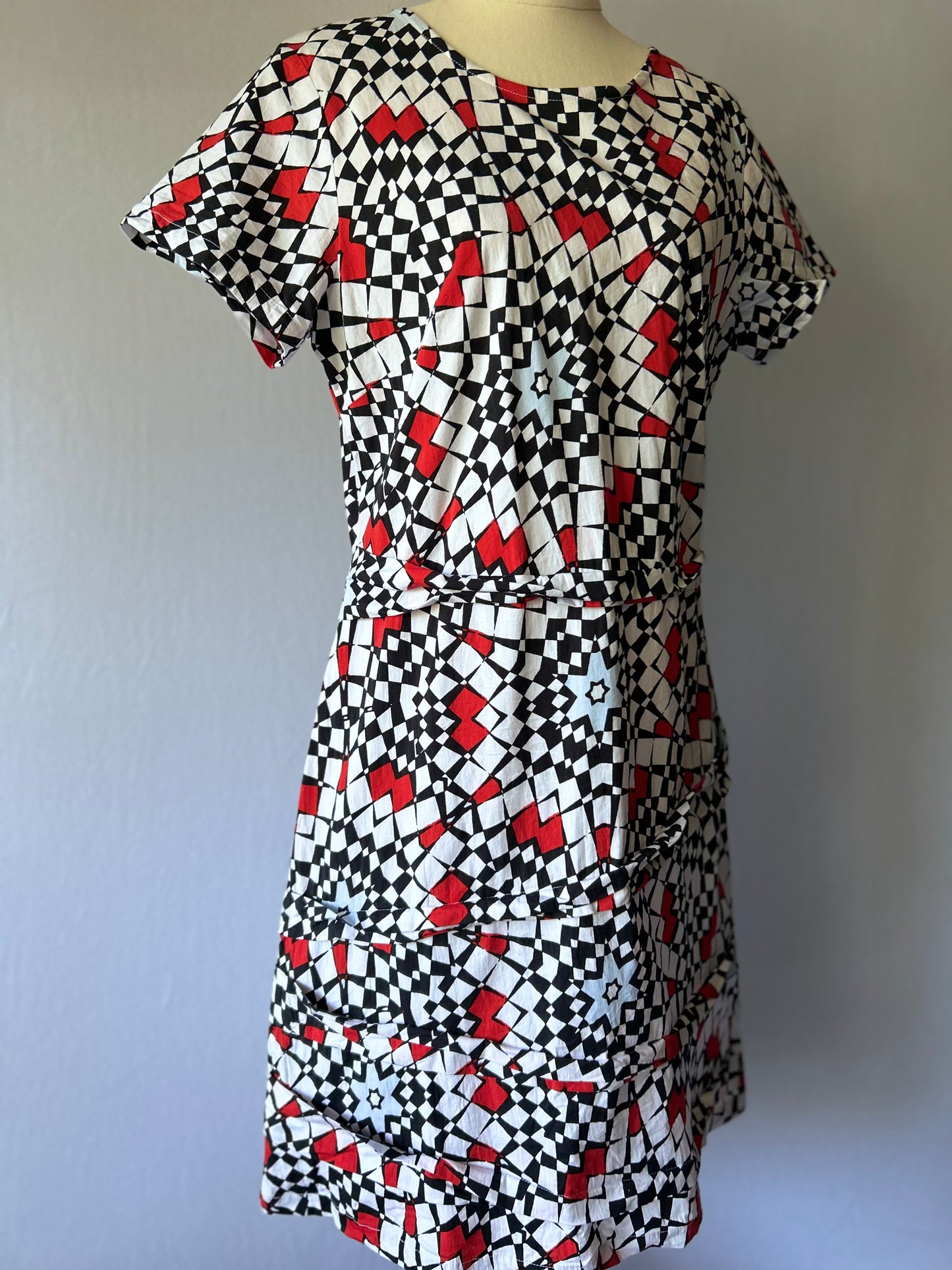 Geometric Print Dress – Size 14