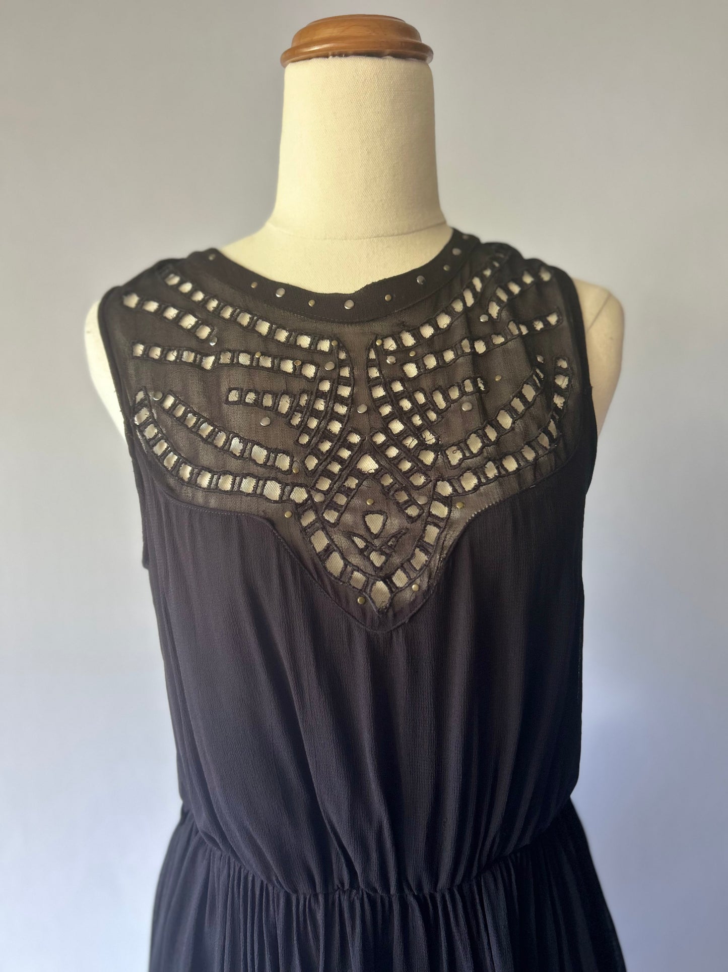 ZARA Black Dress – Size Small – 100% Viscose