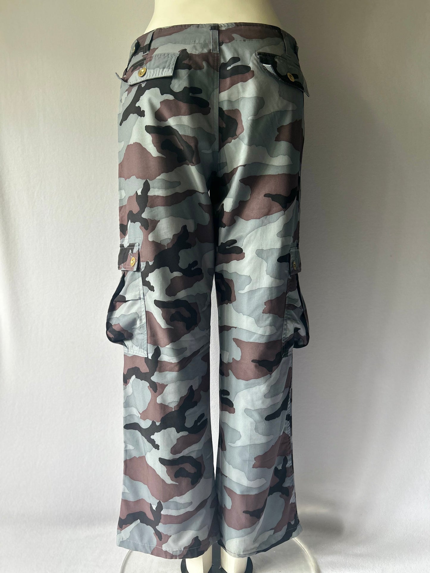 Nike Technical Stretch Camo Cargo Pants - Urban Grey & Earth - Size Medium