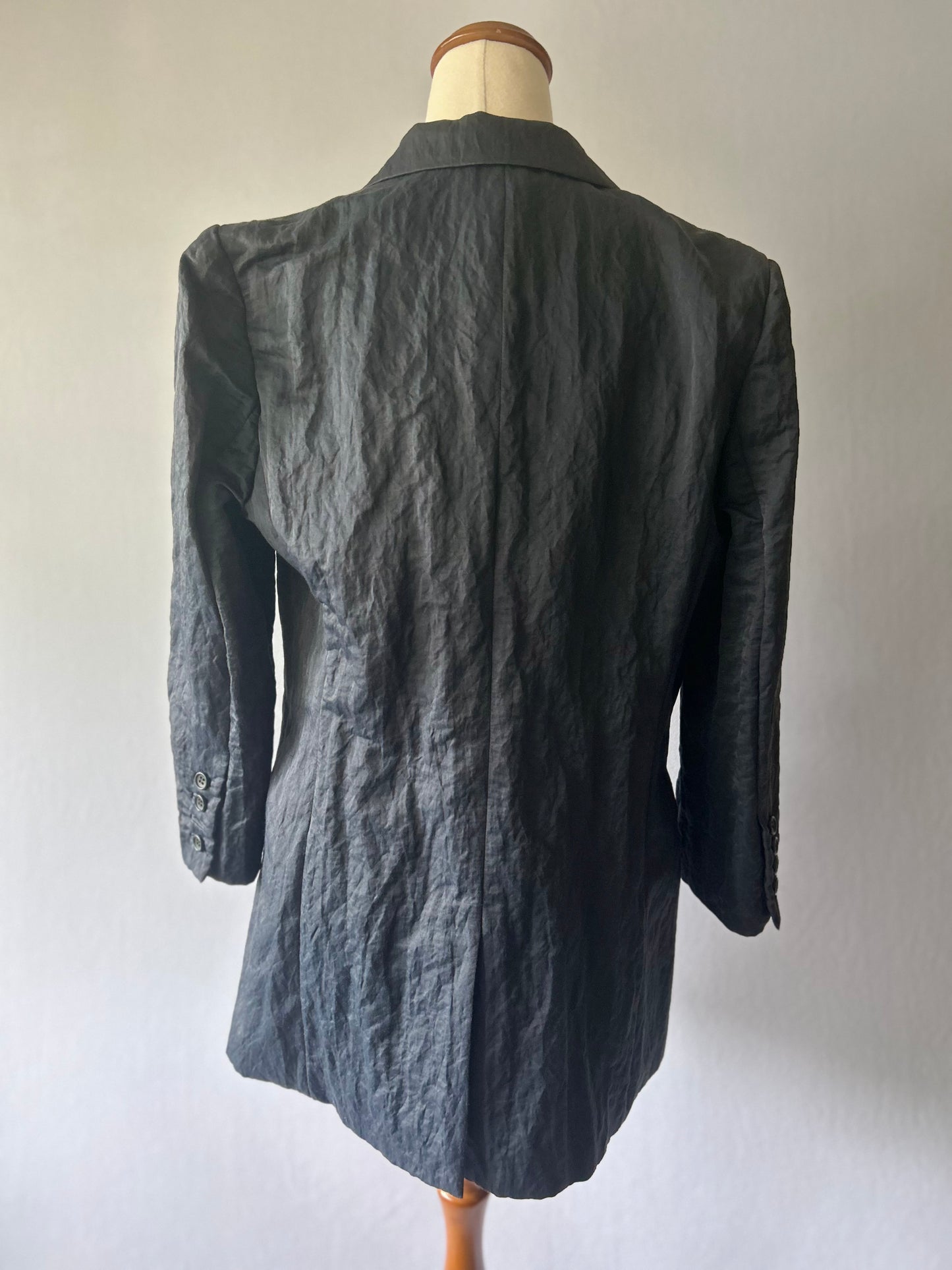 Elizabeth and James Structured Black Tailored Blazer – Size 8