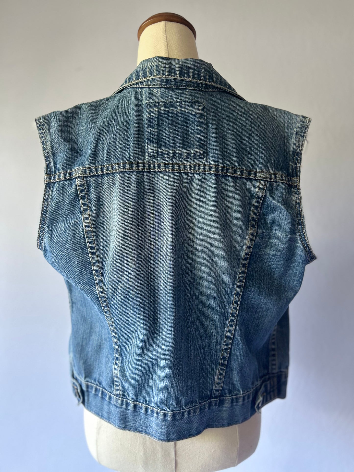 Denim Vest – Size Small