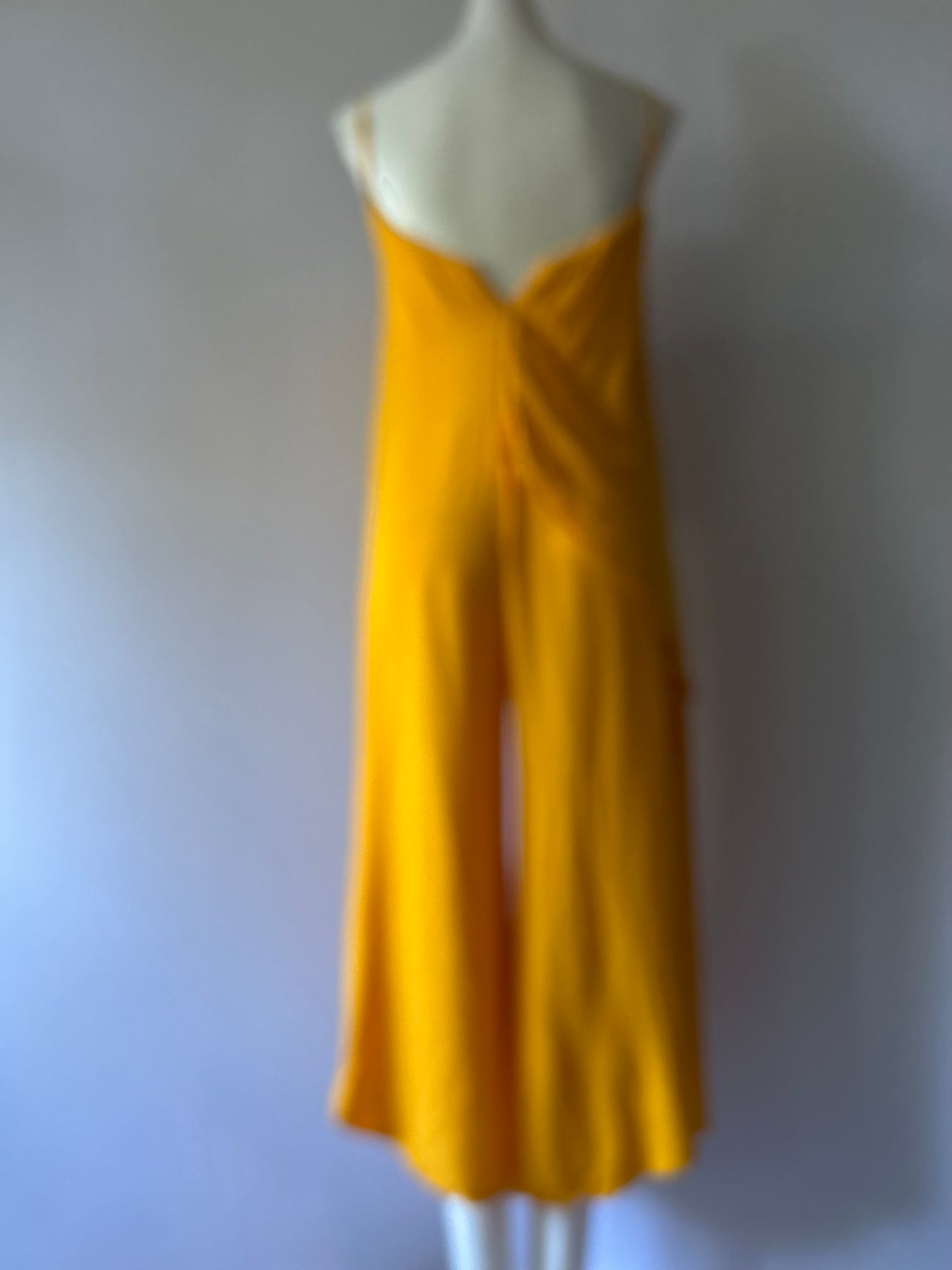 Farm Rio Mustard Yellow Layered Jumpsuit - Size S