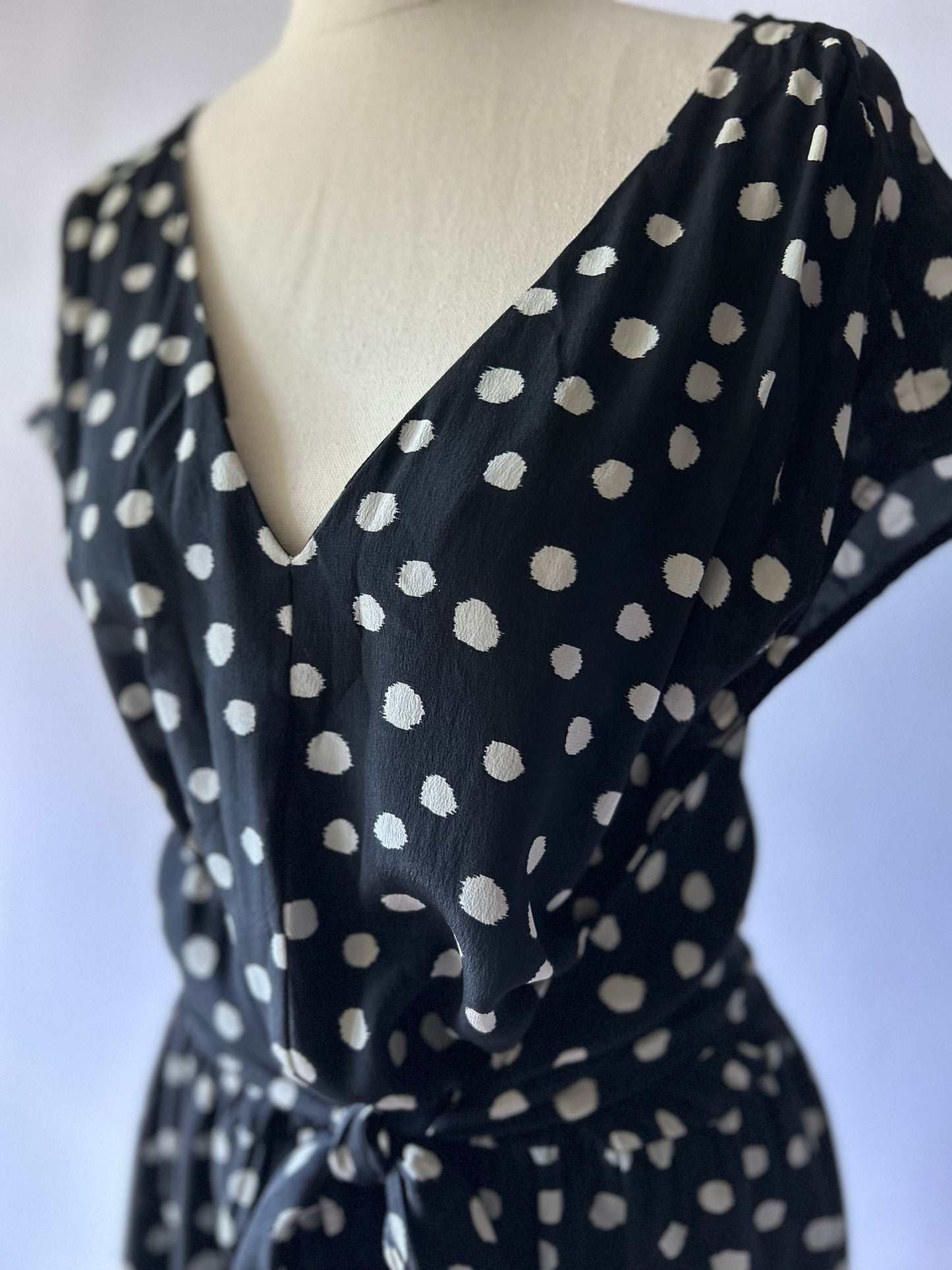 Rebecca Taylor Polka Dot Silk Dress – Size 6