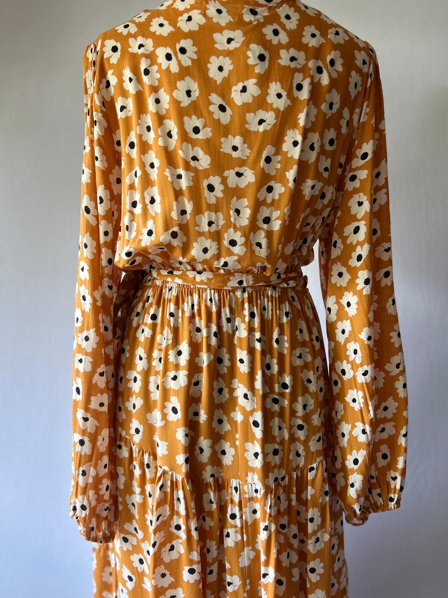 Floral Wrap Maxi Dress – Size 10