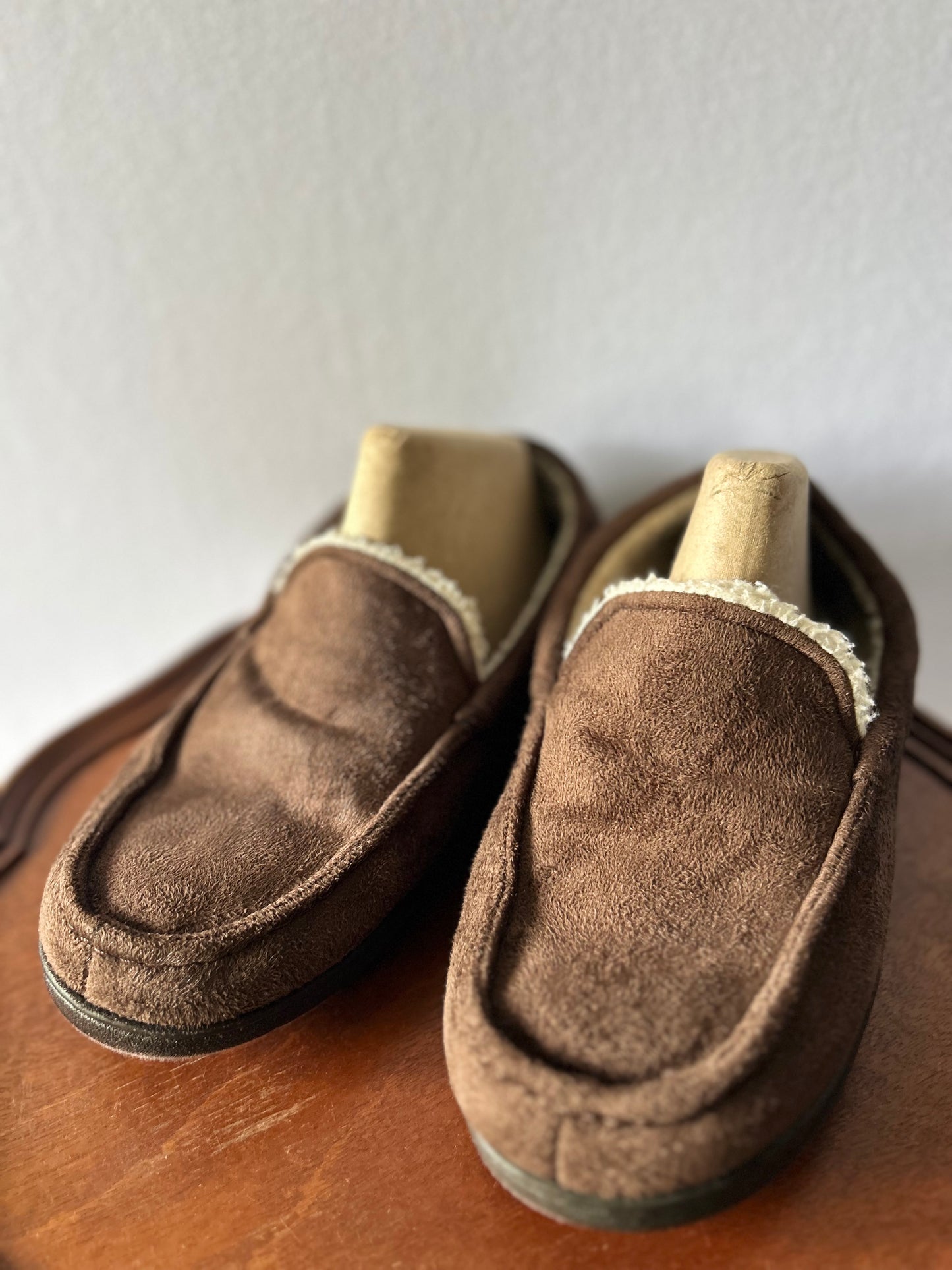 Levi’s Faux-Shearling Lined Moccasin Slippers
