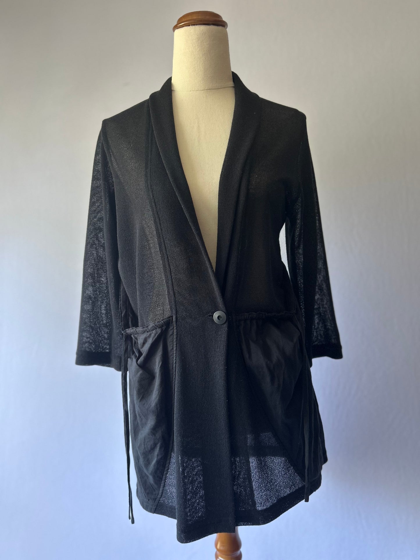 SAS Black Cotton Jacket – Size Small