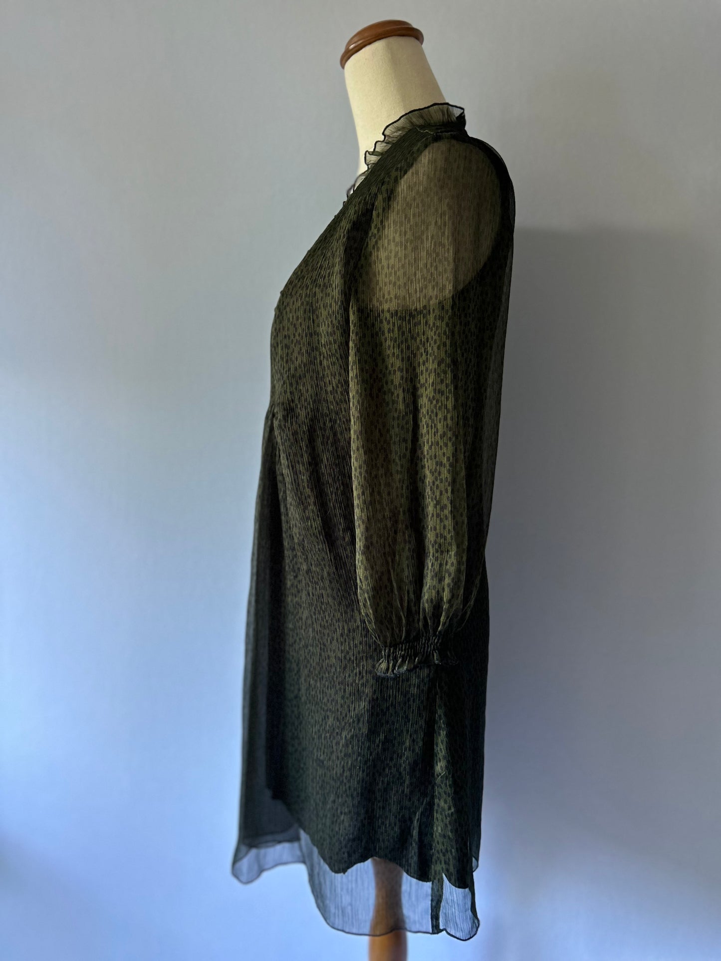 Zara  Ruffle Midi Dress - Size S